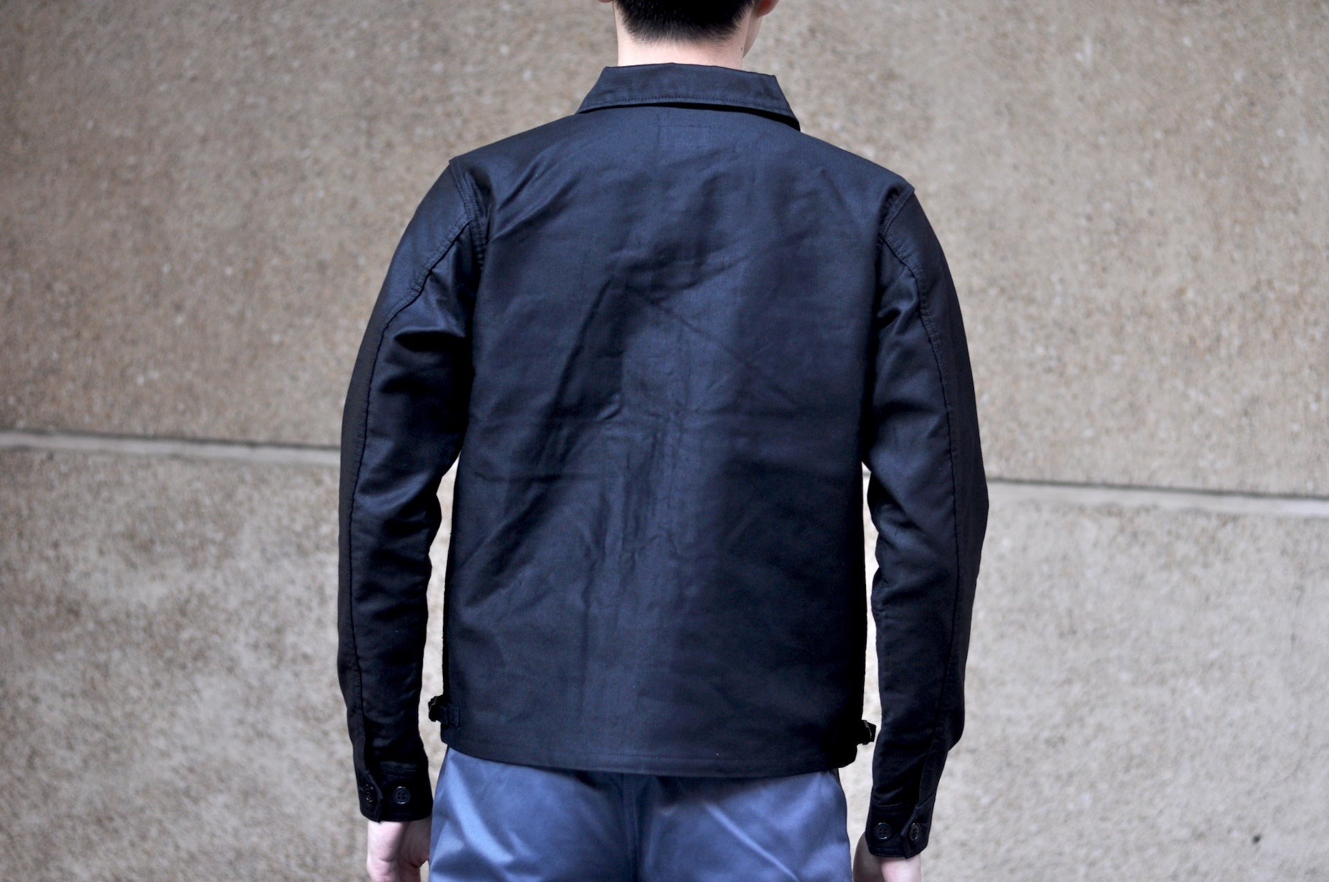 Unique Garment Heavyweight Jungle Cloth 'Utility VER 2.0' Jacket (Jet Black)