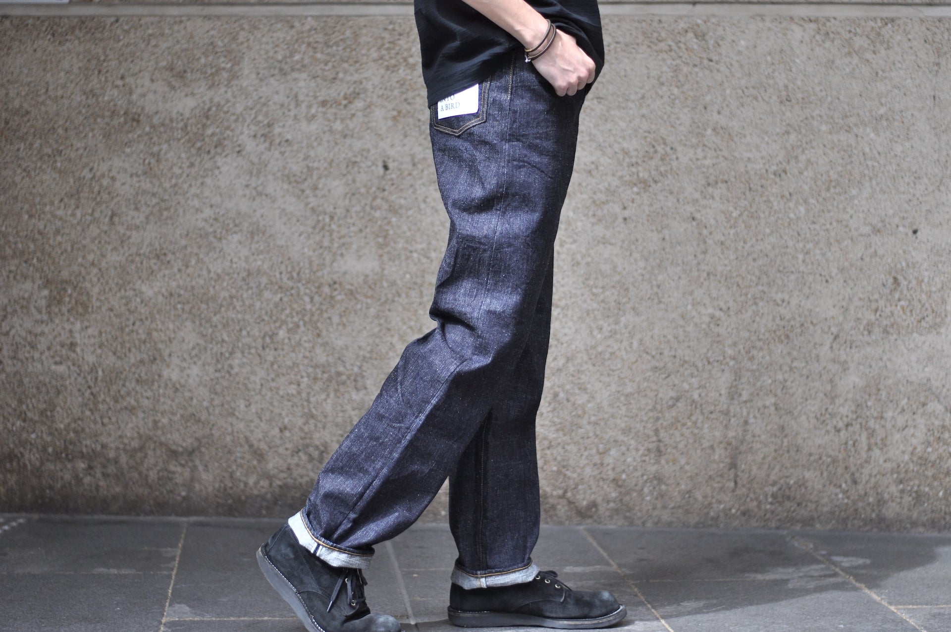 Omoto Denim 15.5oz Indigo Dyed “Neo-Slub” 0811 Denim (Loose fit)