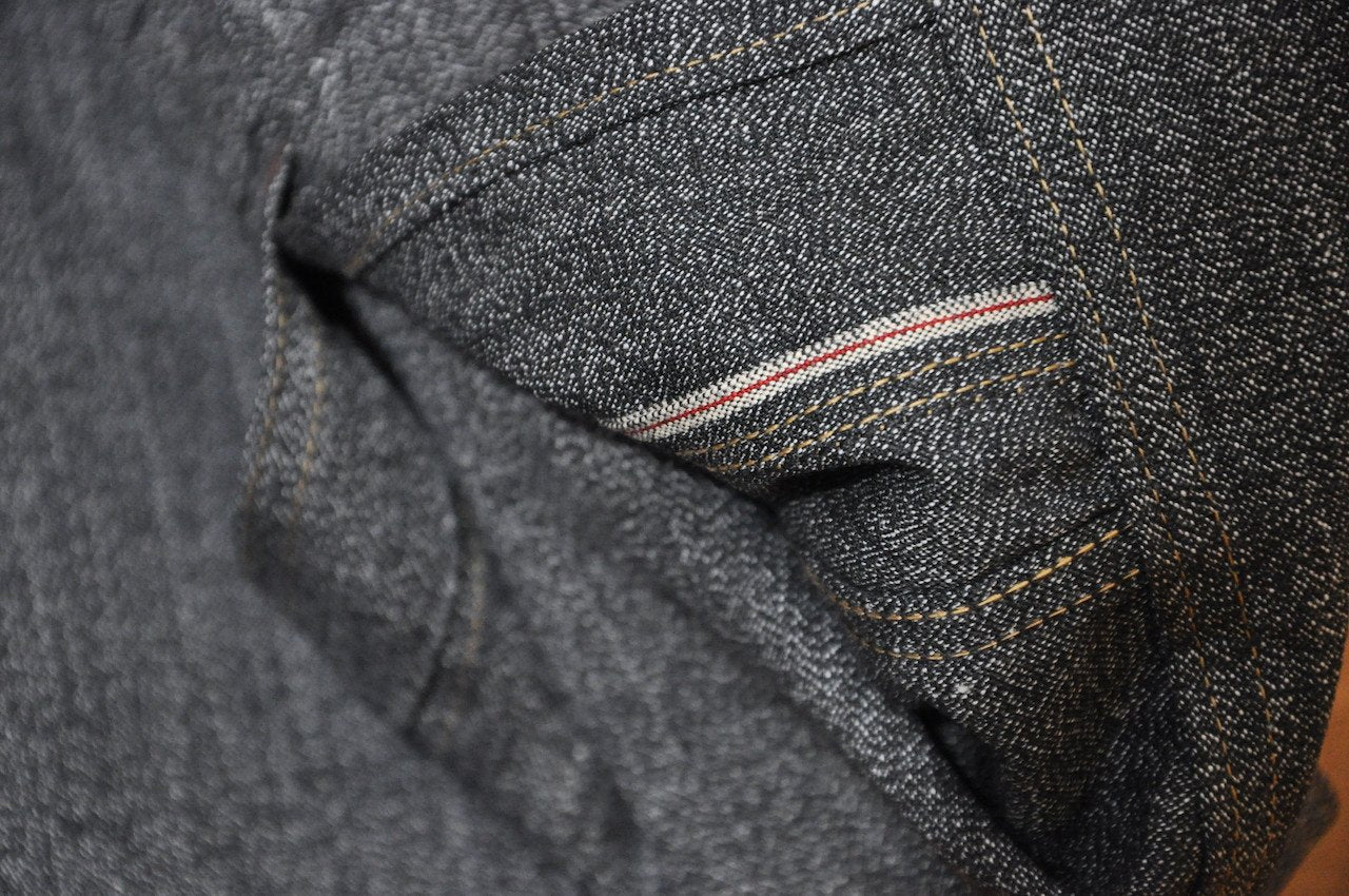 Freewheelers 8oz "Neal" Selvage Chambray Shirt ‘25 Version (Black Pepper)