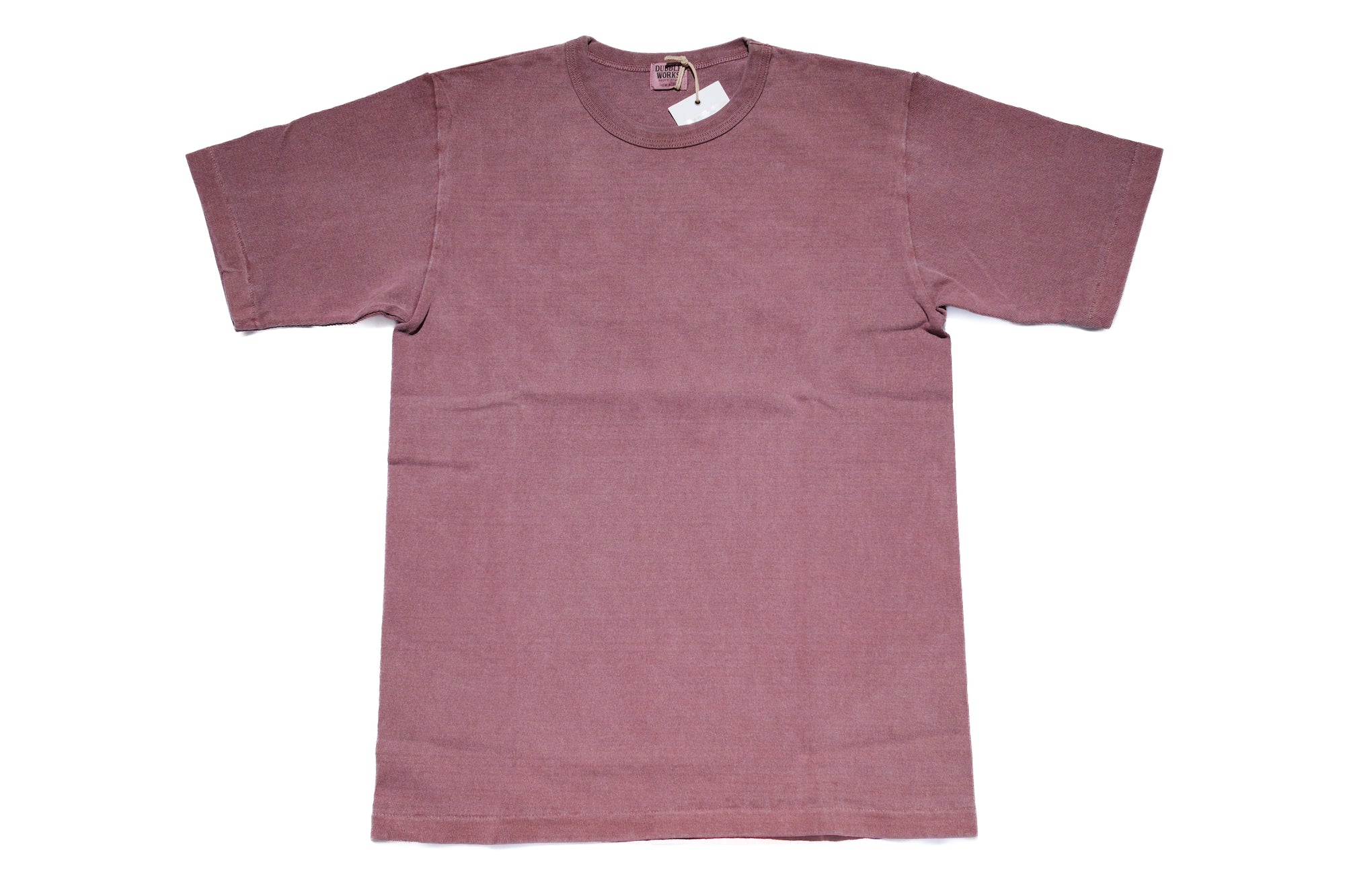 Dubble Works 9oz "Ultra-Heavy" Pigment Dyed Loopwheeled Tee (PD Bordeaux)