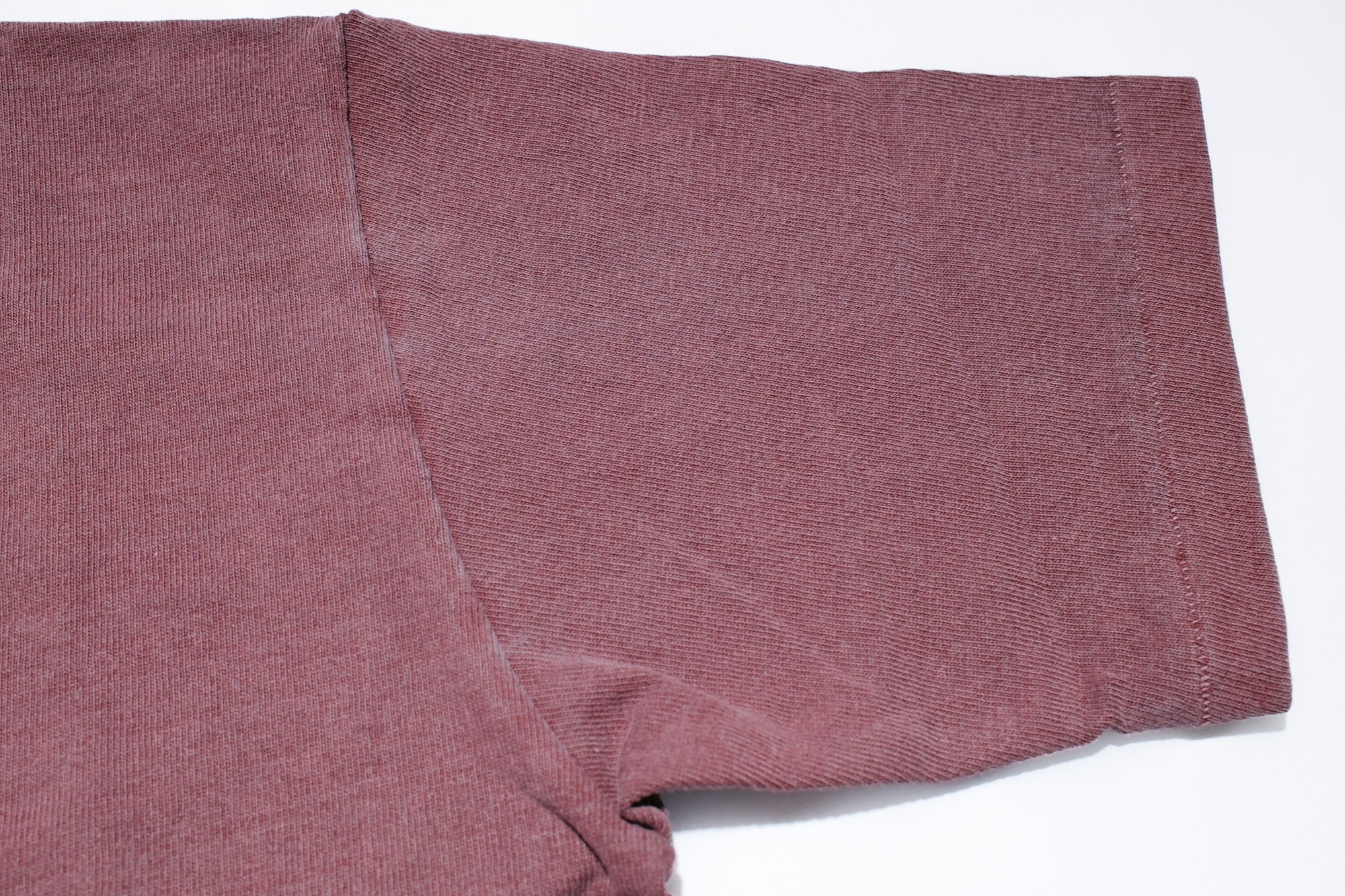 Dubble Works 9oz "Ultra-Heavy" Pigment Dyed Loopwheeled Tee (PD Bordeaux)
