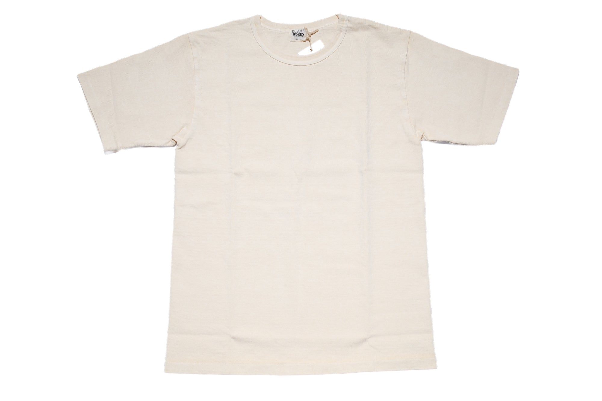 Dubble Works 9oz "Ultra-Heavy" Pigment Dyed Loopwheeled Tee (PD Cream)