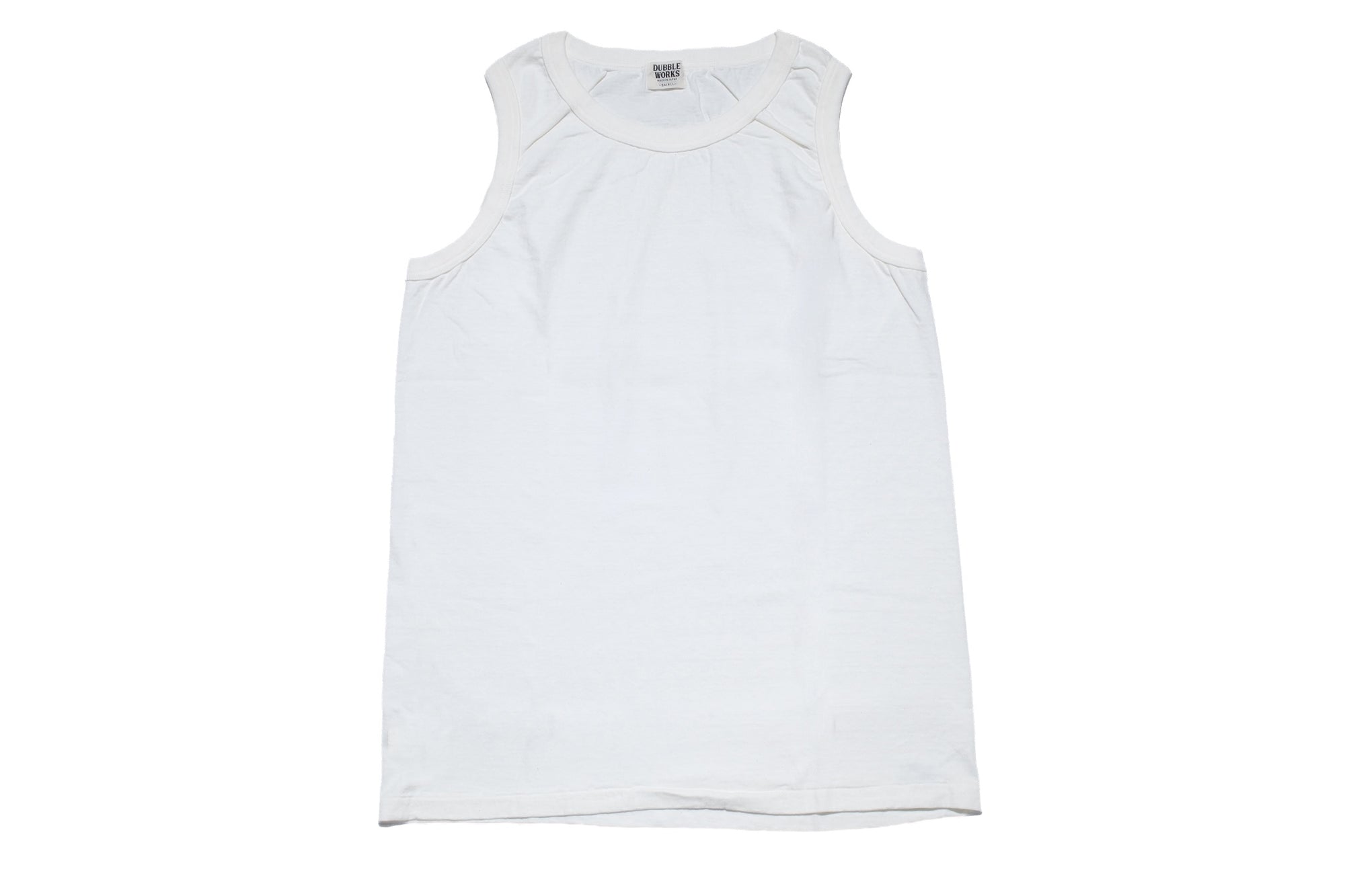 Dubble Works 6oz Loopwheeled Tank Tee (Off White)