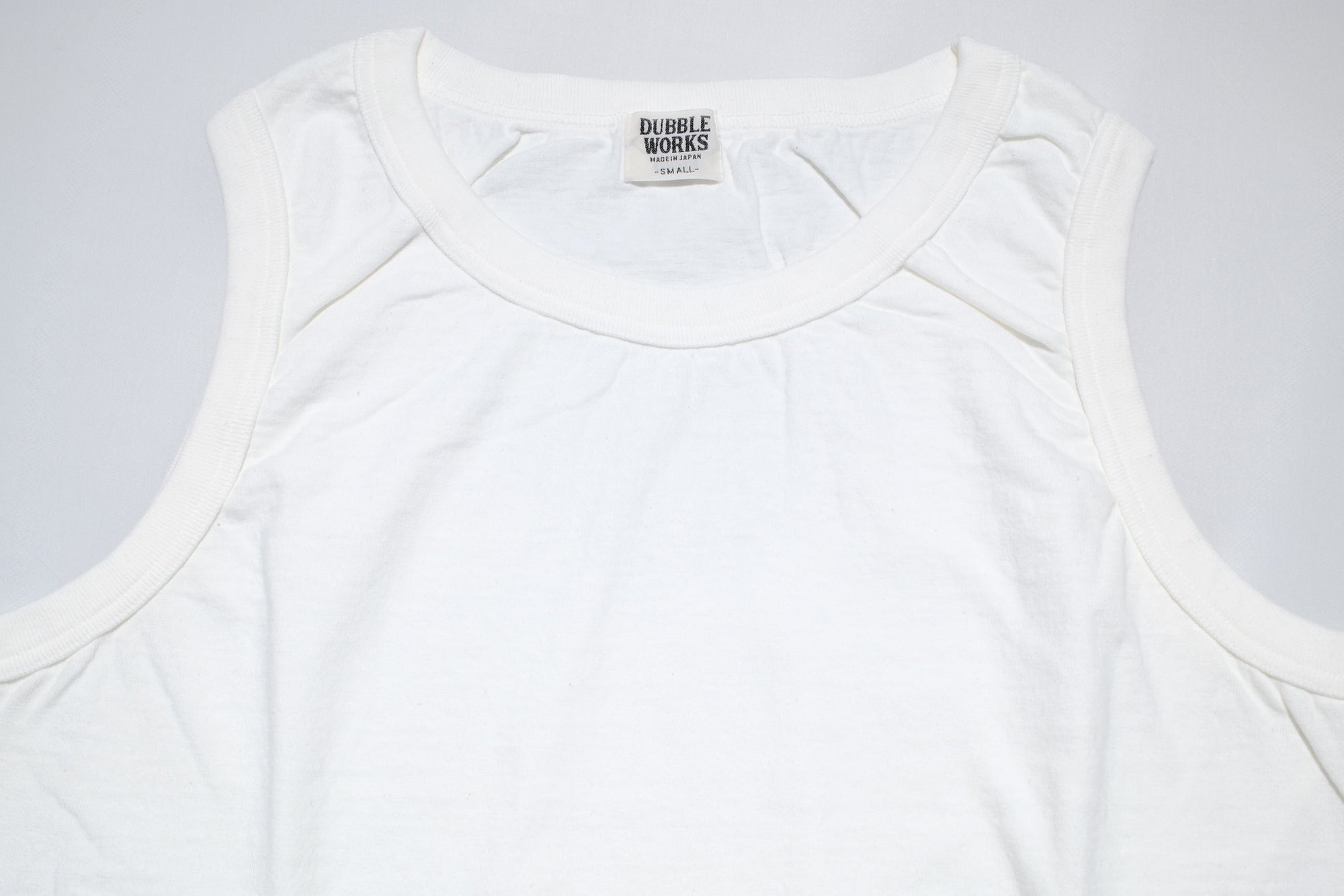 Dubble Works 6oz Loopwheeled Tank Tee (Off White)
