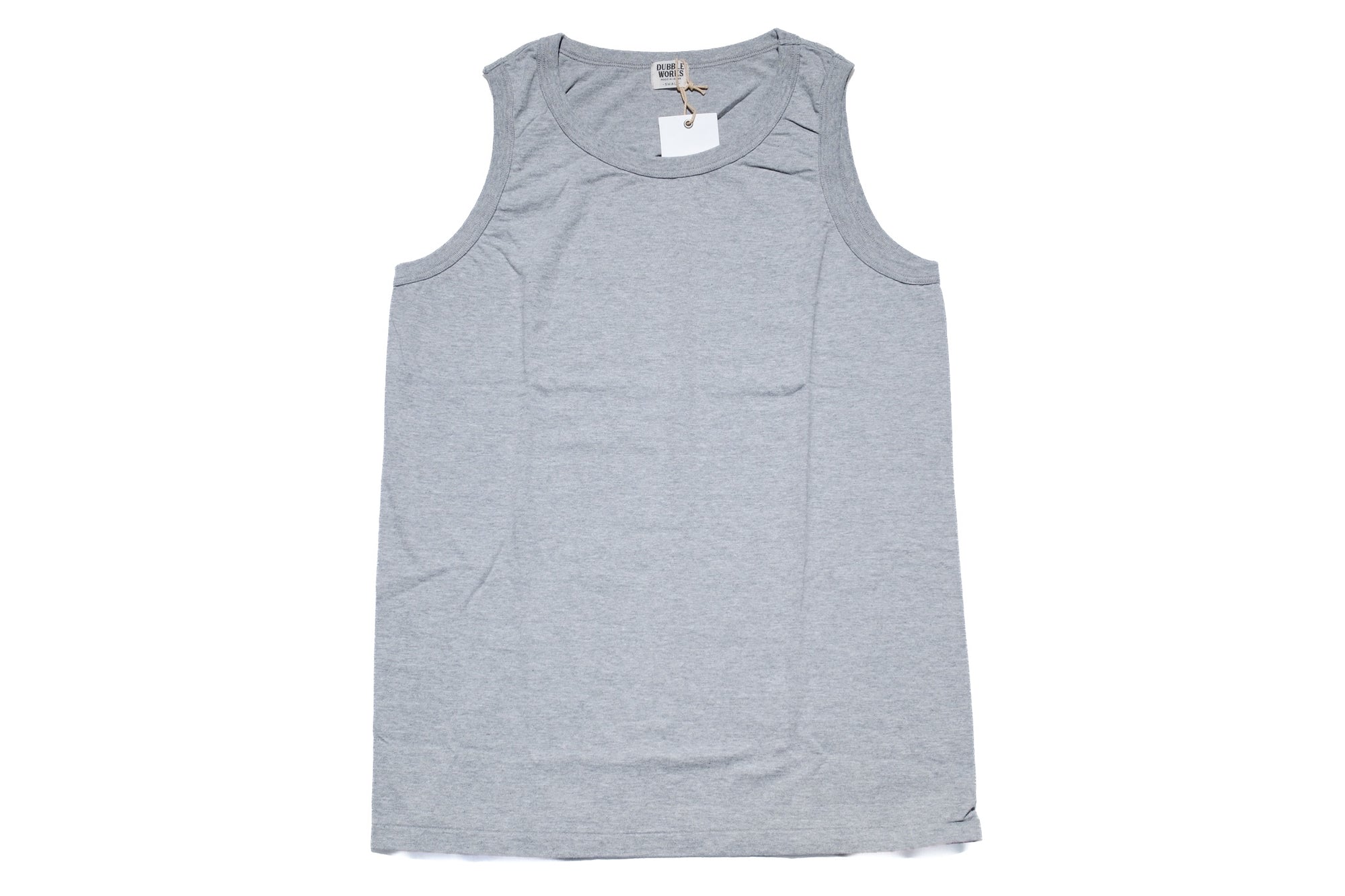 Dubble Works 6oz Loopwheeled Tank Tee (Heather Grey)