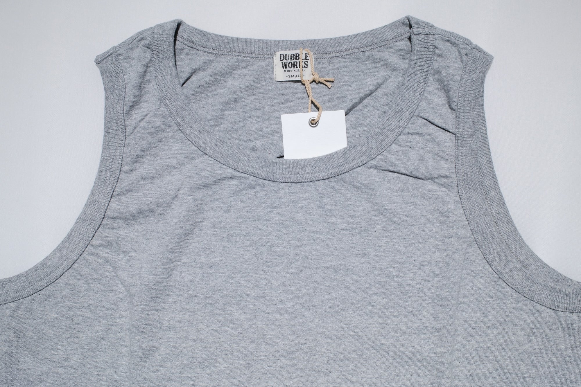 Dubble Works 6oz Loopwheeled Tank Tee (Heather Grey)