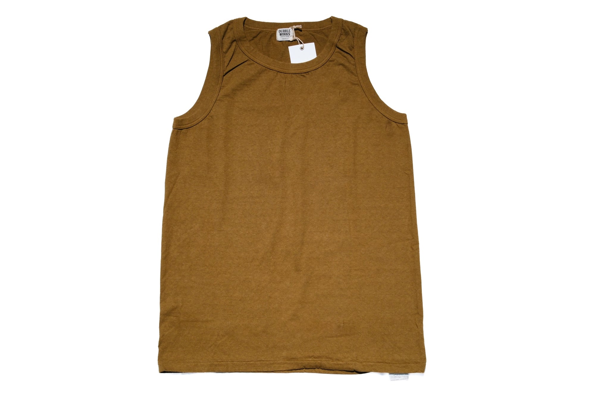 Dubble Works 6oz Loopwheeled Tank Tee (Khaki)