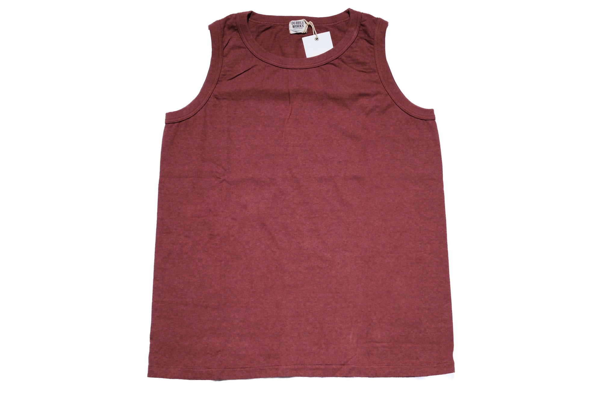 Dubble Works 6oz Loopwheeled Tank Tee (Bordeaux)