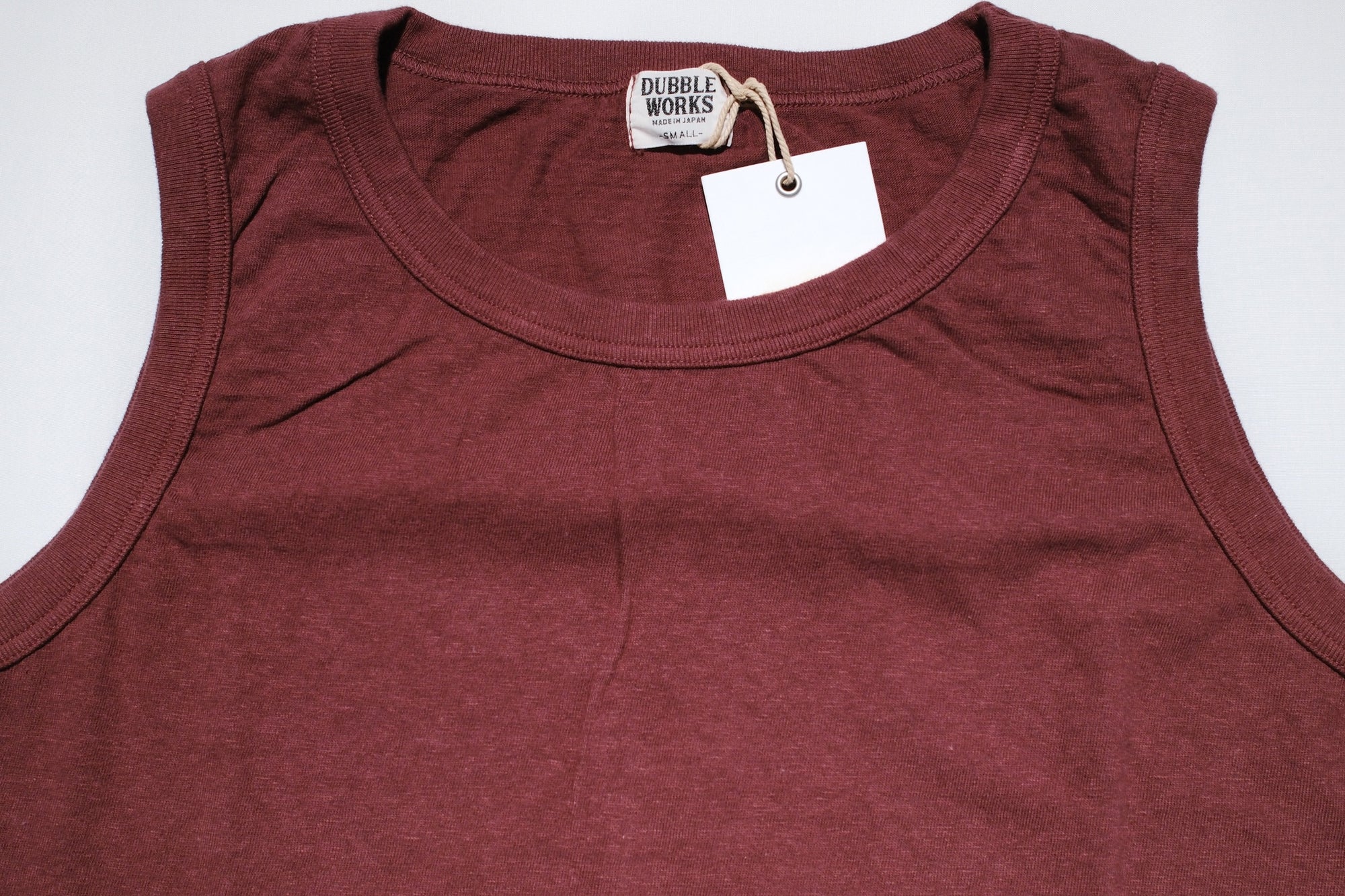 Dubble Works 6oz Loopwheeled Tank Tee (Bordeaux)