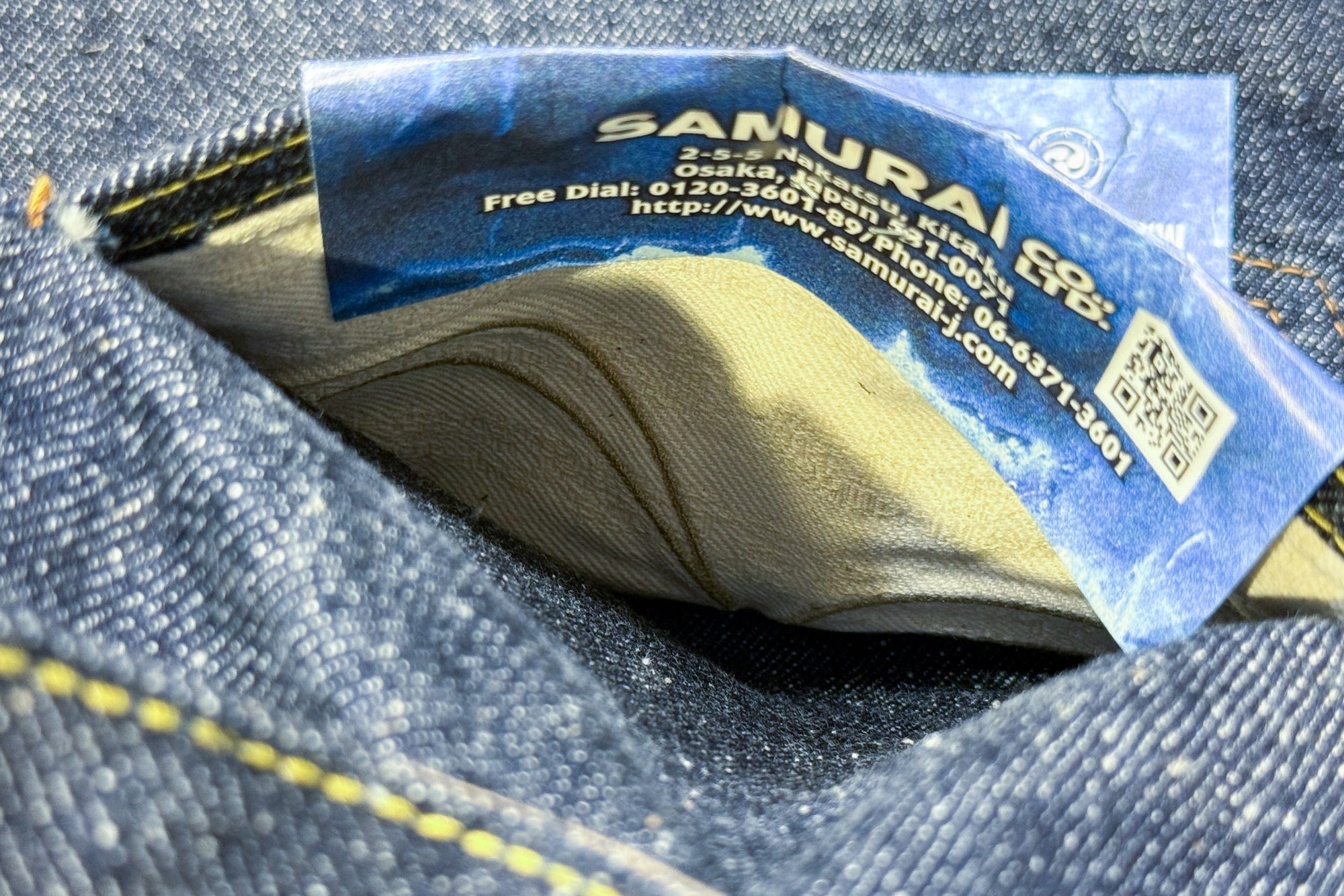 Samurai 15oz "Otokogi" S0520XX Denim (Regular Tapered Fit)