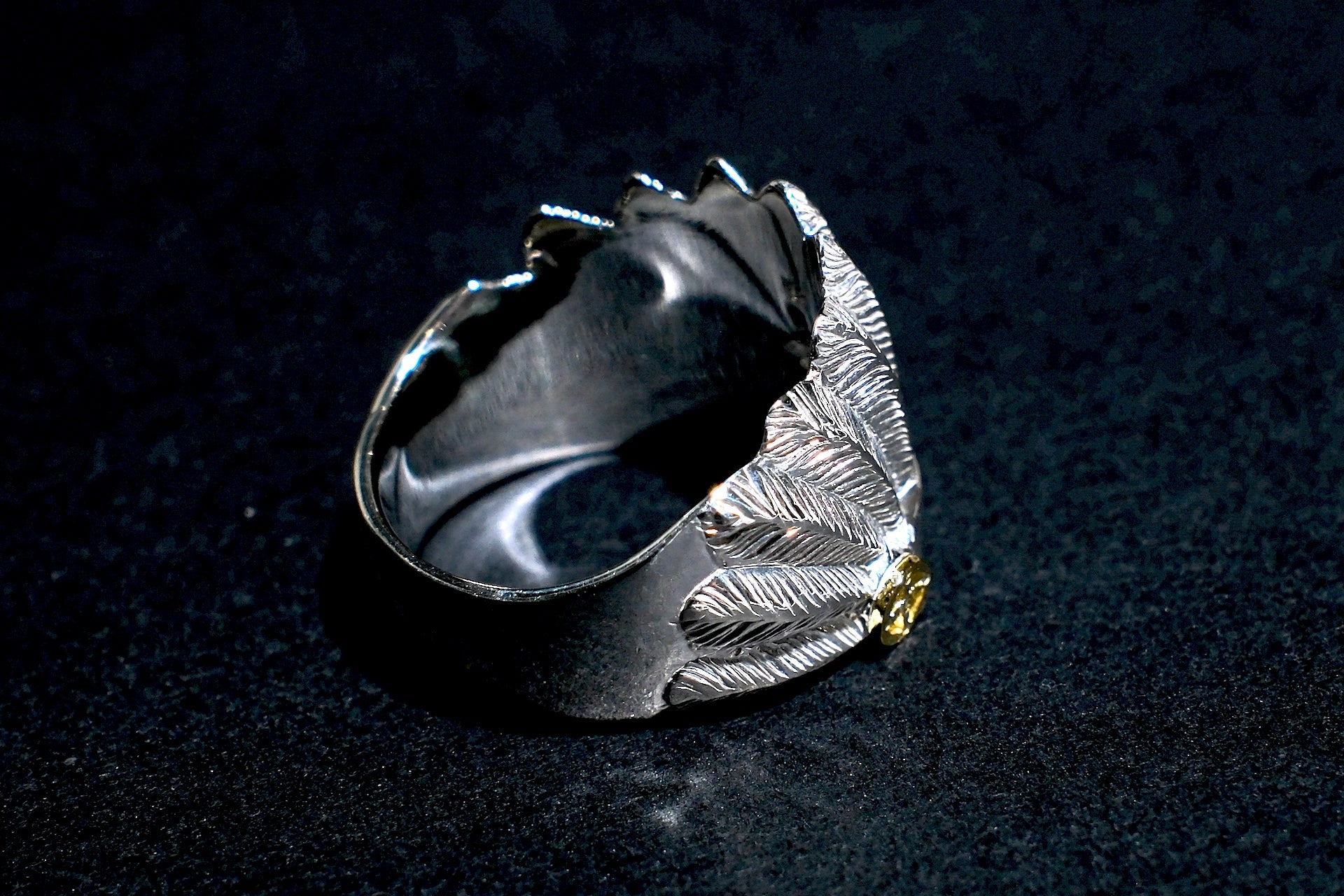 First Arrow's Size Small “Crown of Feathers” Ring (R-247)