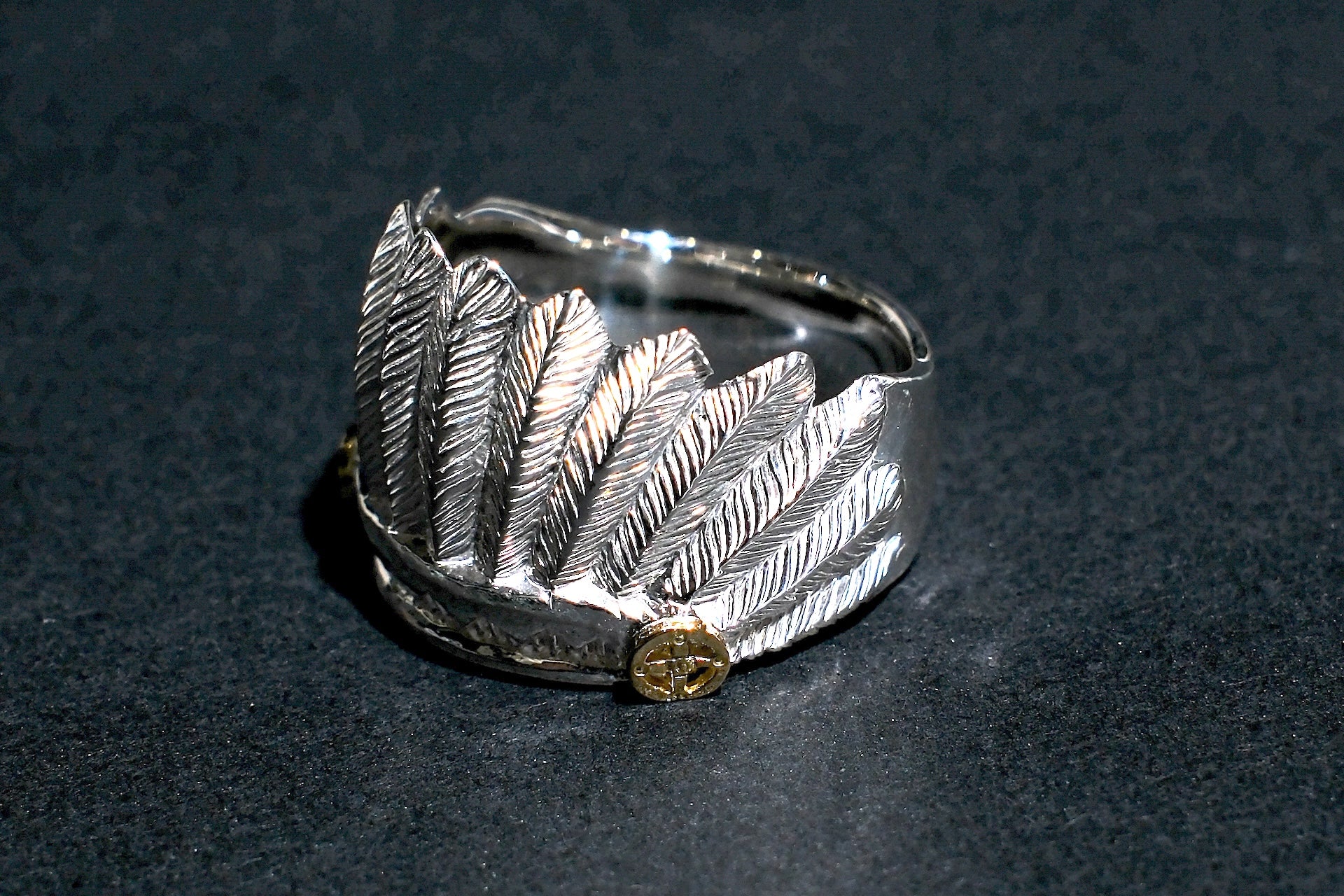 First Arrow's Size Small “Crown of Feathers” Ring (R-247)