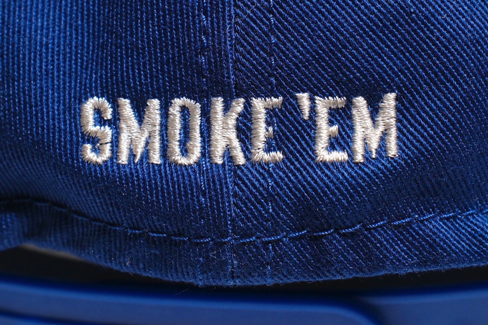 Freewheelers “SMOKE ‘EM” Trucker Cap (Blue)