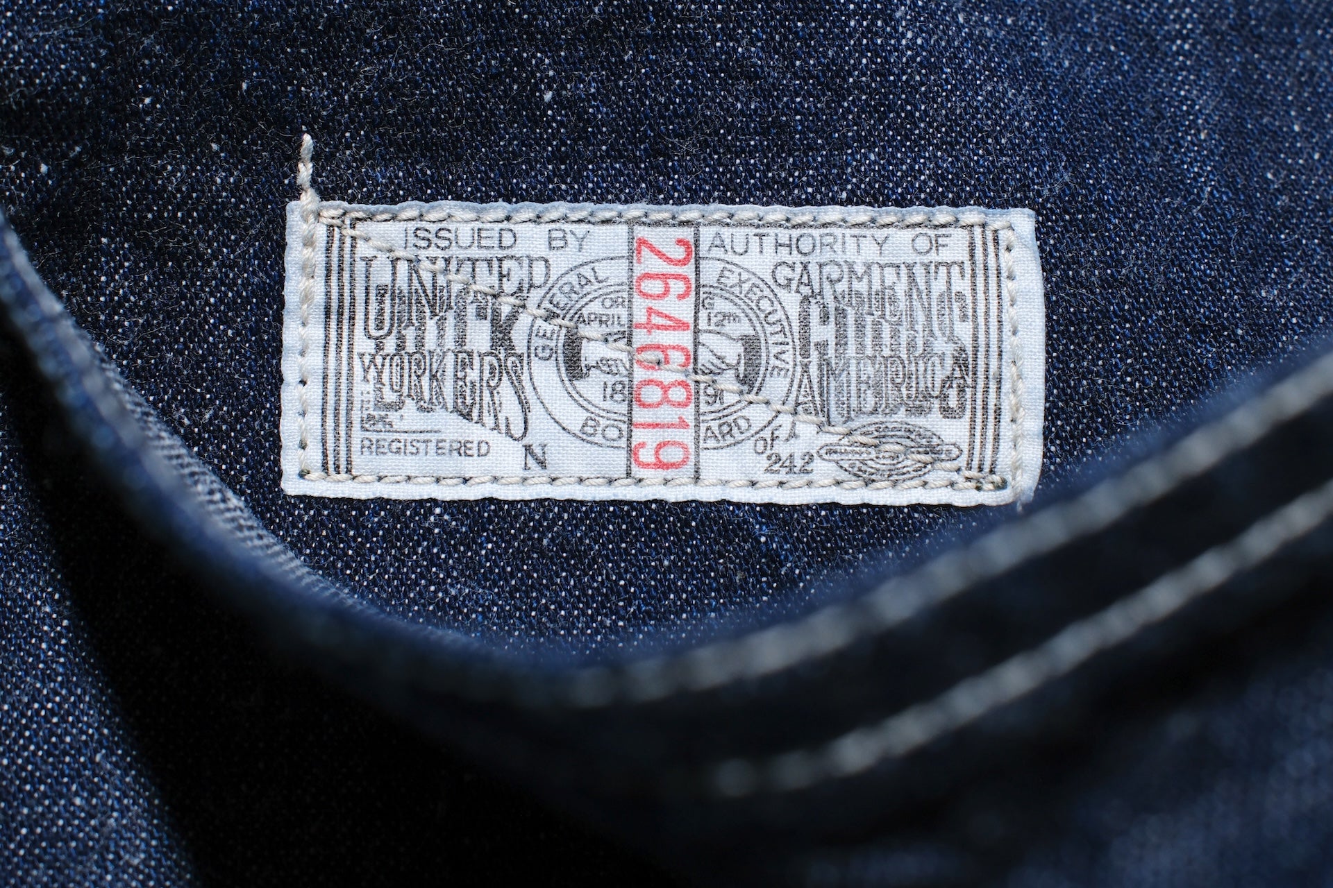 Freewheelers 11.5oz Indigo Denim “STEELBACKER” Work Coat