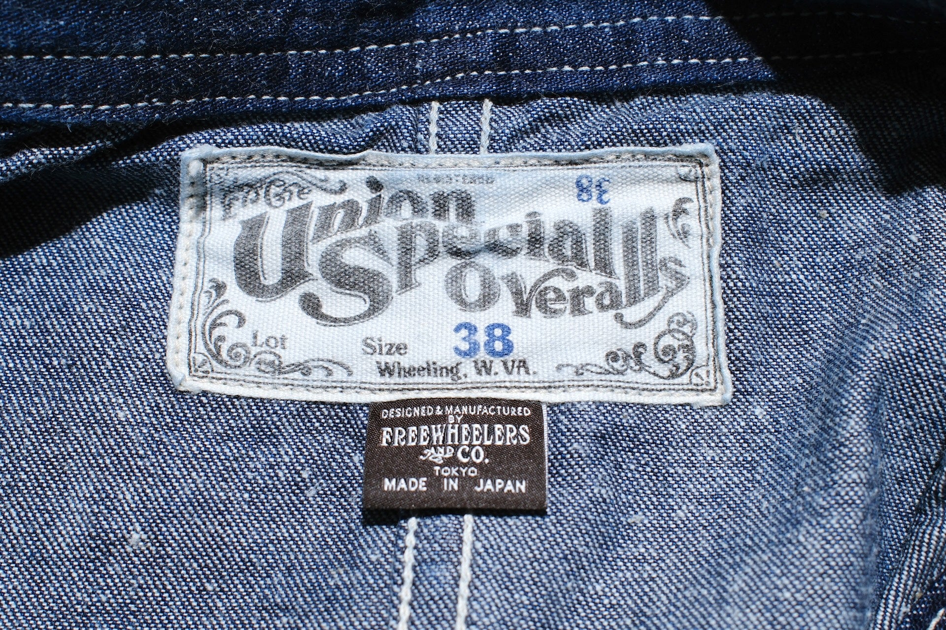 Freewheelers 11.5oz Indigo Denim “STEELBACKER” Work Coat