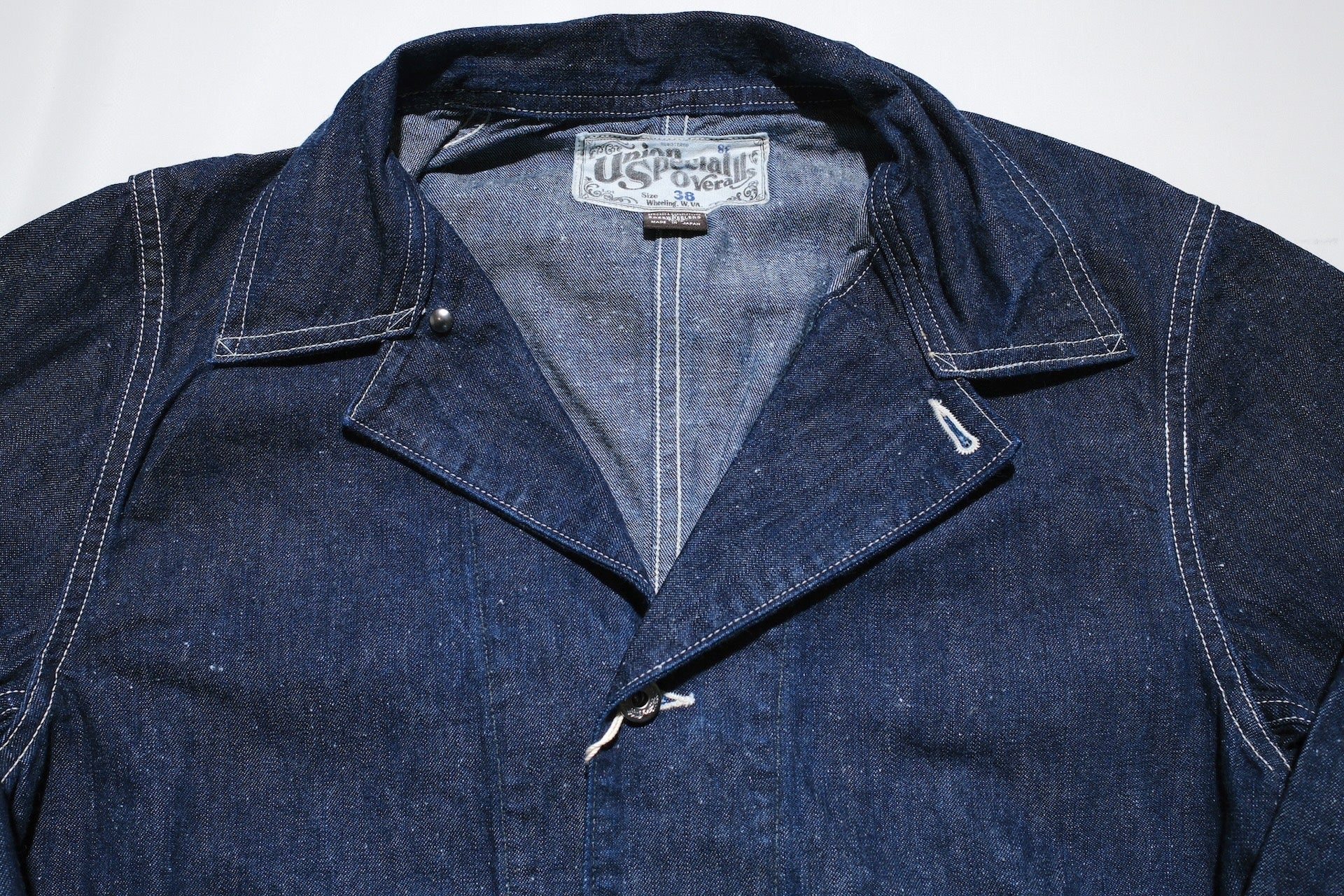 Freewheelers 11.5oz Indigo Denim “STEELBACKER” Work Coat