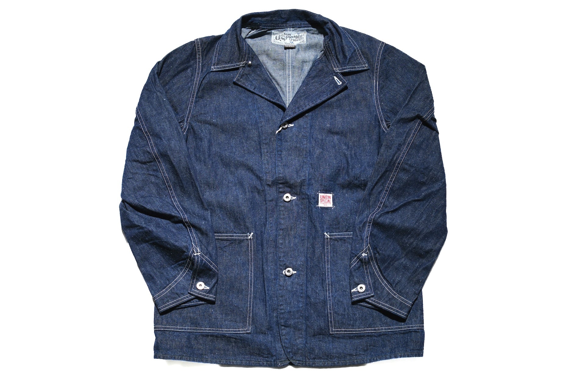 Freewheelers 11.5oz Indigo Denim “STEELBACKER” Work Coat
