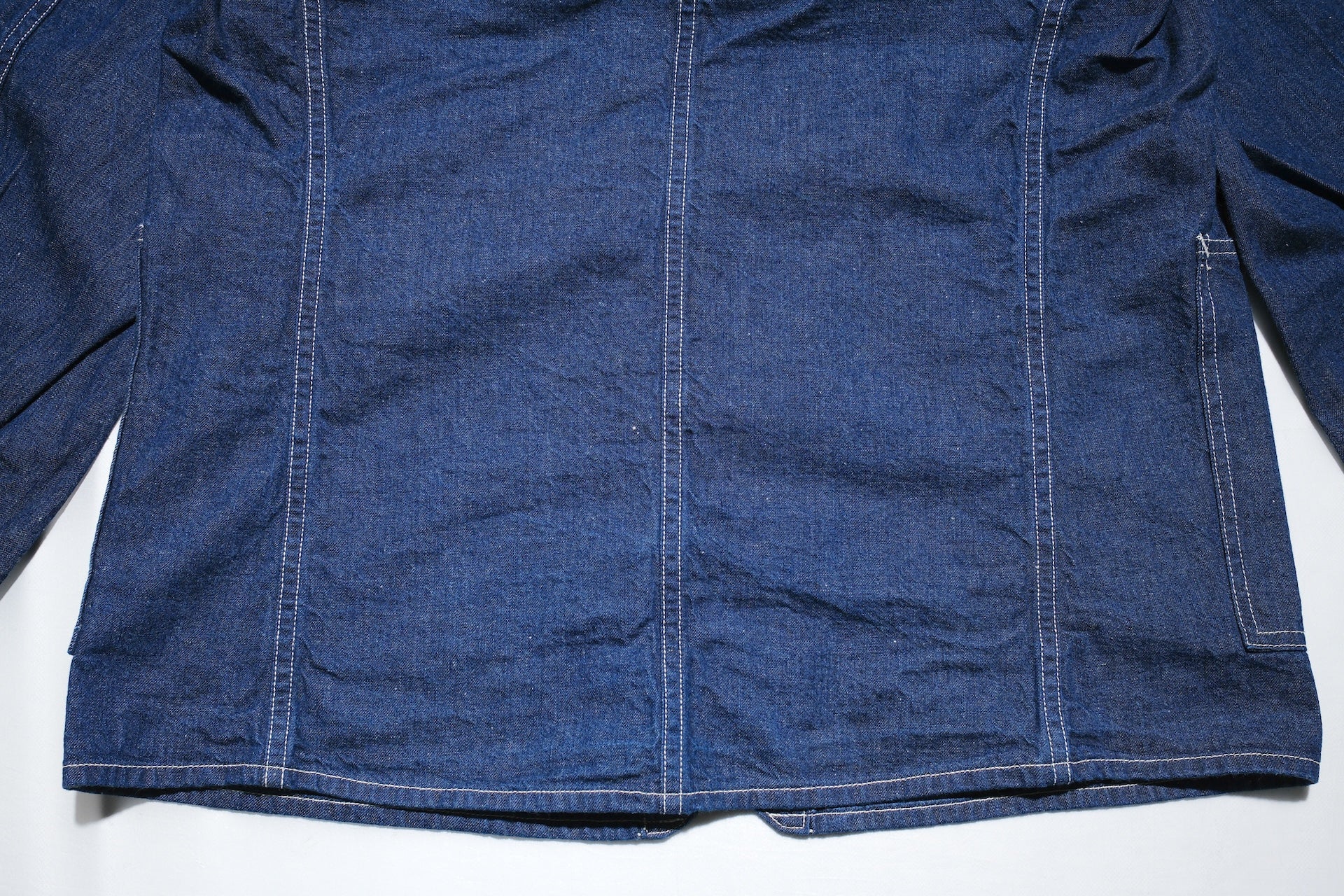 Freewheelers 9.5oz Indigo Denim “IRON WARF” Work Coat