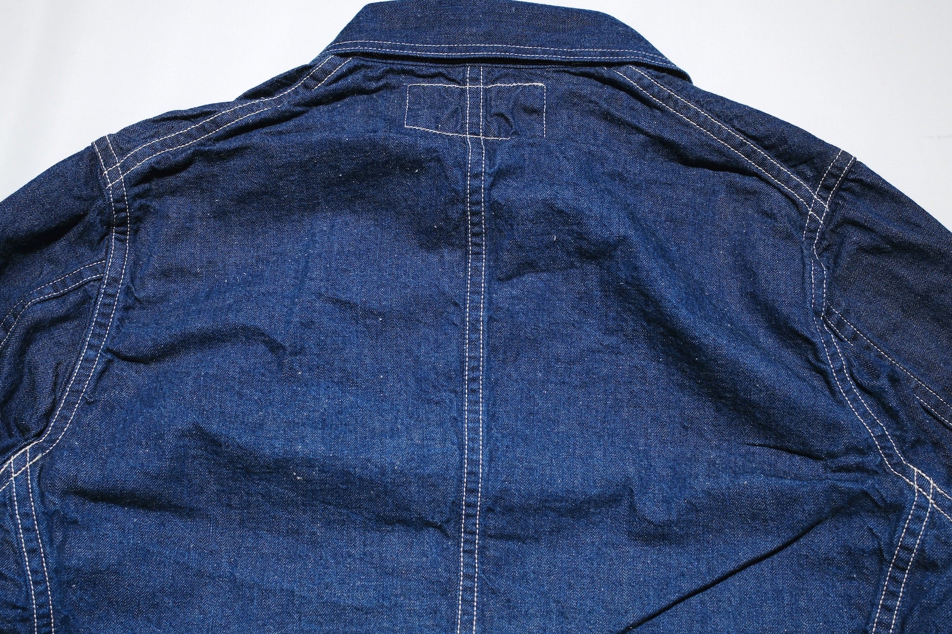 Freewheelers 9.5oz Indigo Denim “IRON WARF” Work Coat