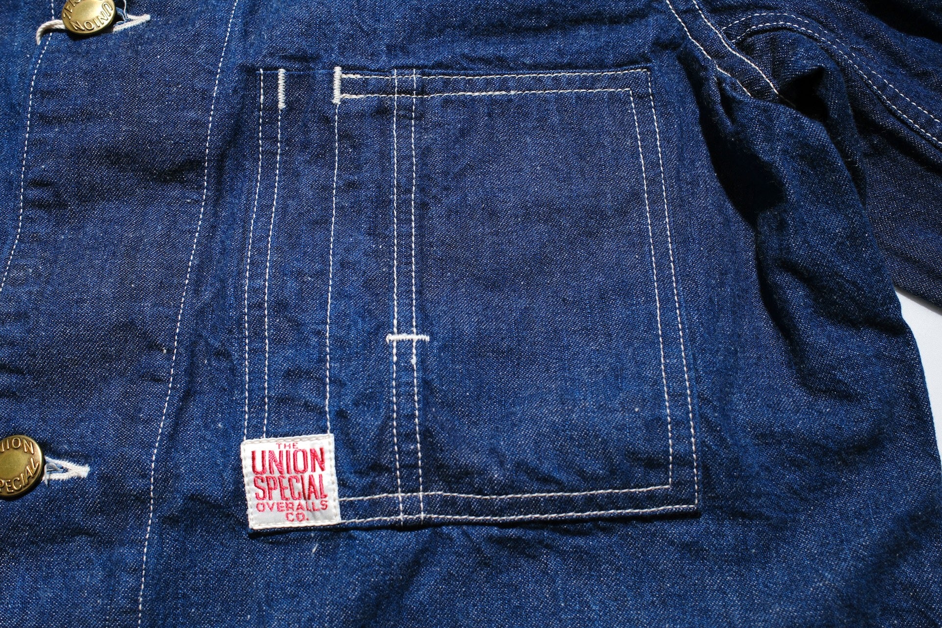 Freewheelers 9.5oz Indigo Denim “IRON WARF” Work Coat