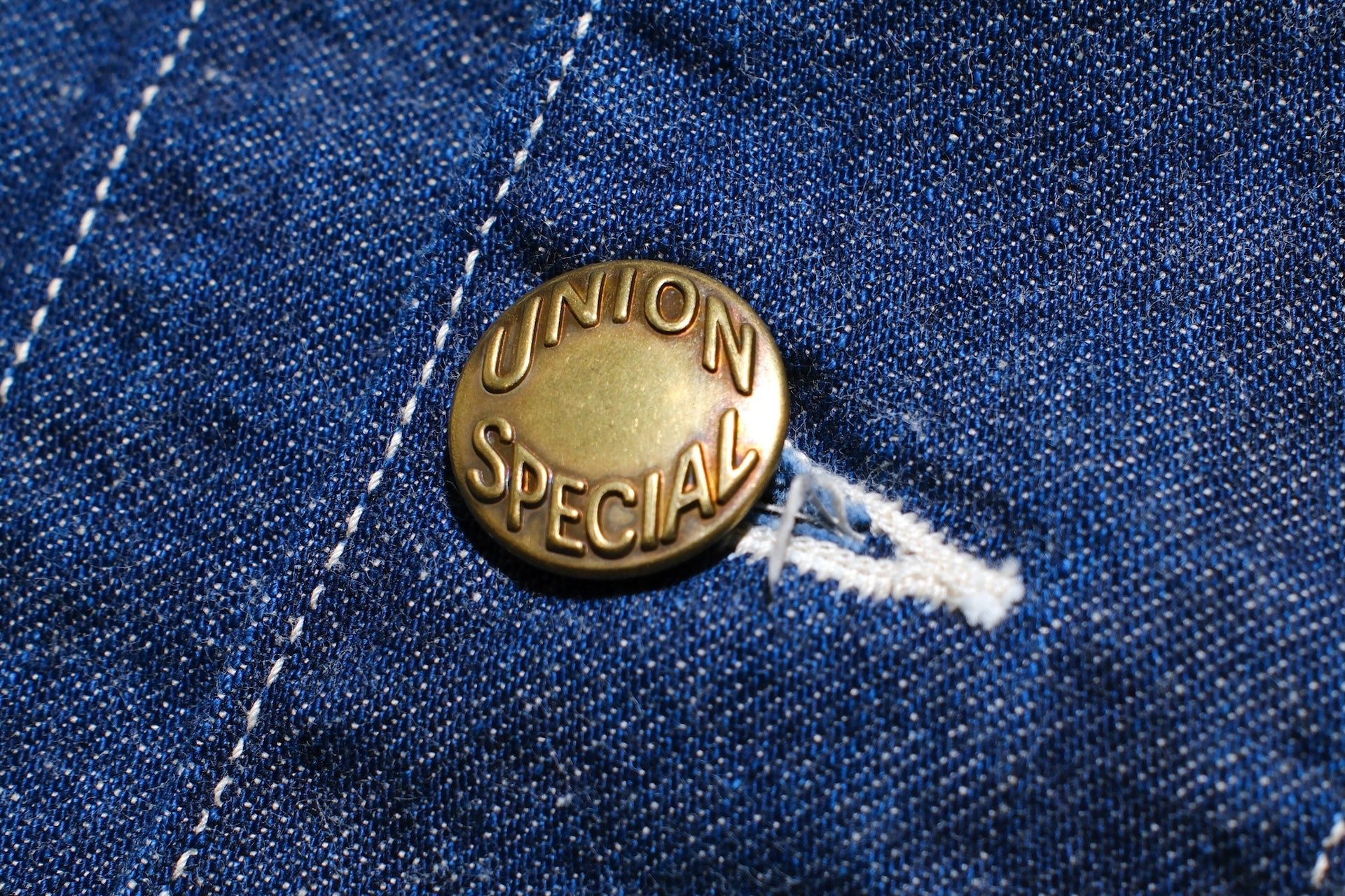 Freewheelers 9.5oz Indigo Denim “IRON WARF” Work Coat