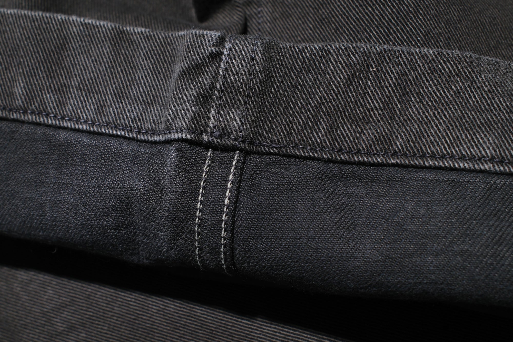 Freewheelers 10.5oz Ink-Black Denim “STEVEDORE” Work Trousers
