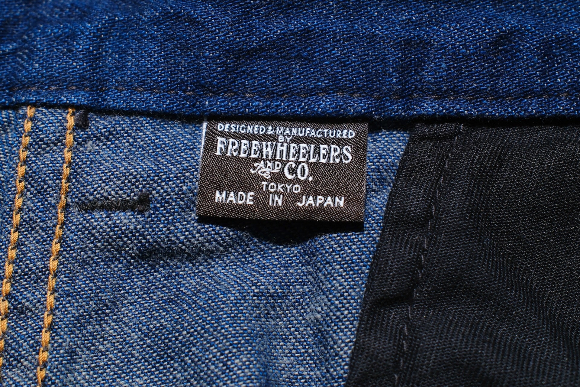 Freewheelers 9oz Denim "Jungle Fatigues" Tropical Shorts (Indigo)
