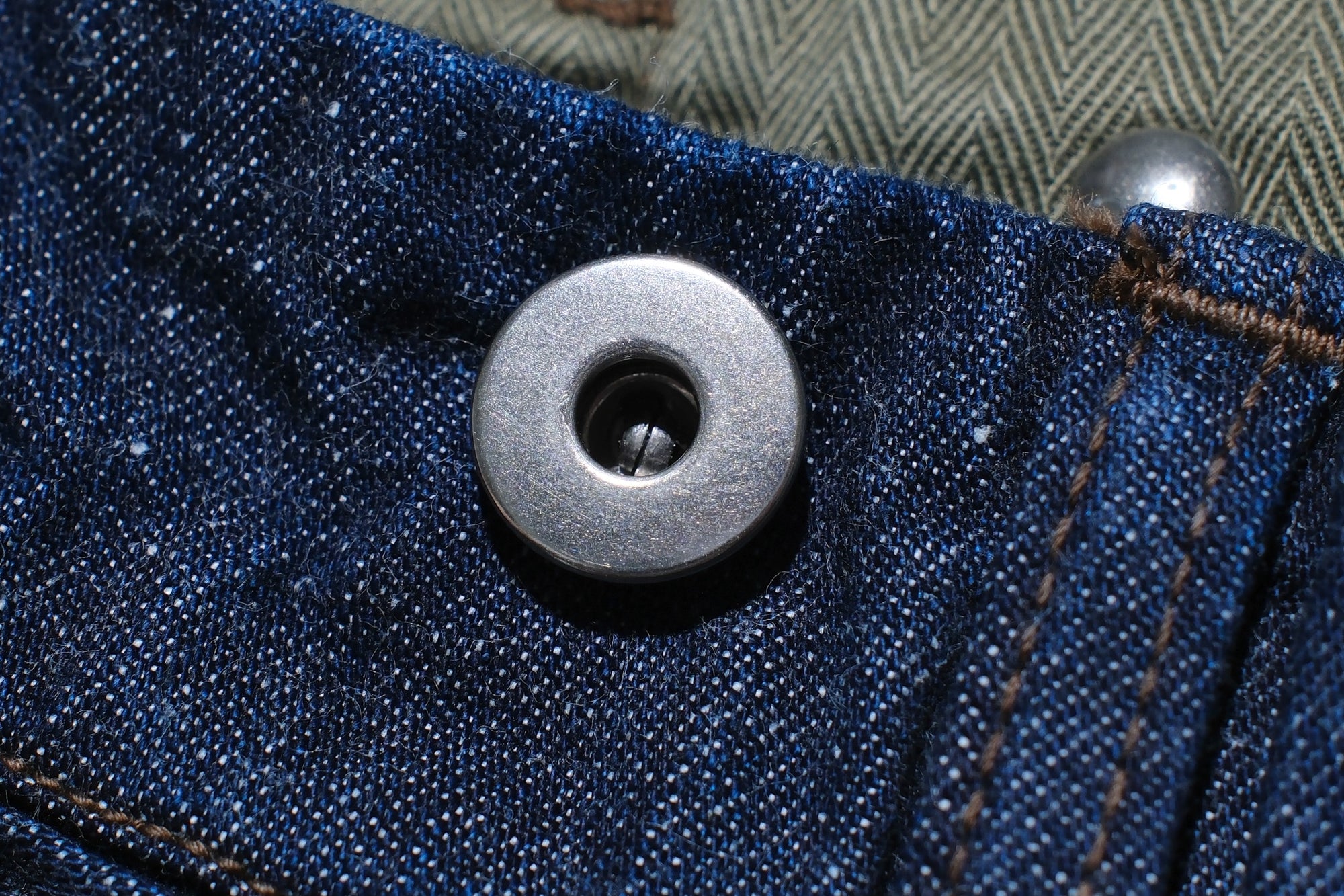 Freewheelers 11.5oz Indigo Denim “STEVEDORE” Work Trousers