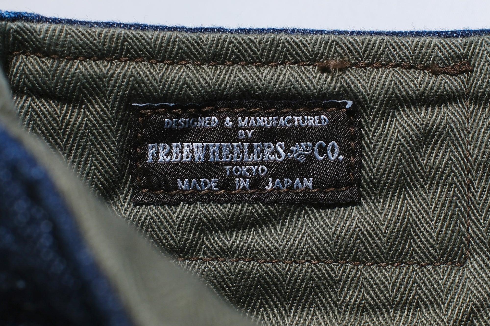 Freewheelers 11.5oz Indigo Denim “STEVEDORE” Work Trousers