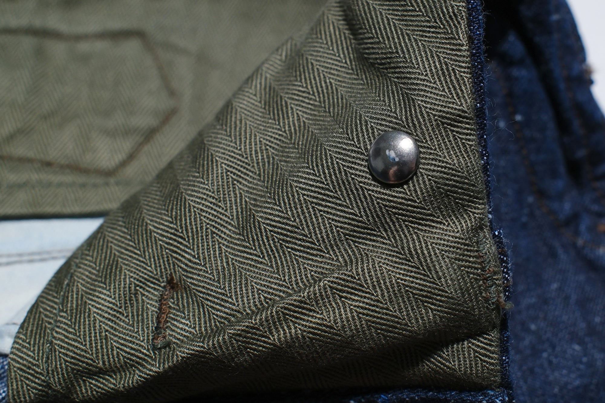Freewheelers 11.5oz Indigo Denim “STEVEDORE” Work Trousers