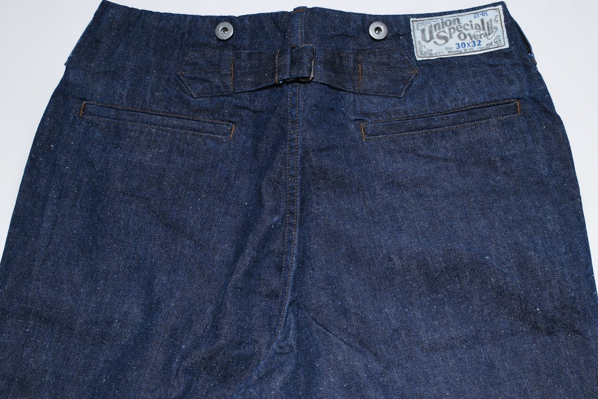 Freewheelers 11.5oz Indigo Denim “STEVEDORE” Work Trousers