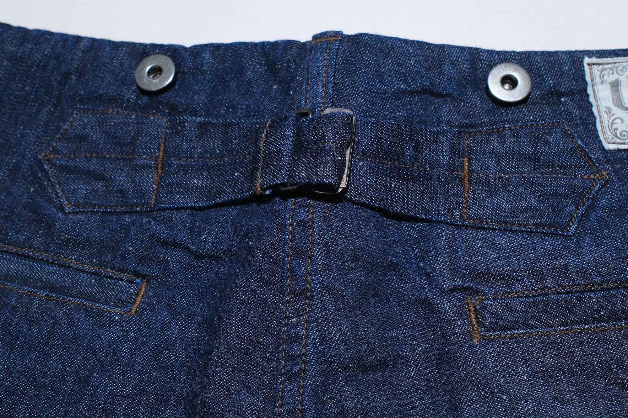 Freewheelers 11.5oz Indigo Denim “STEVEDORE” Work Trousers