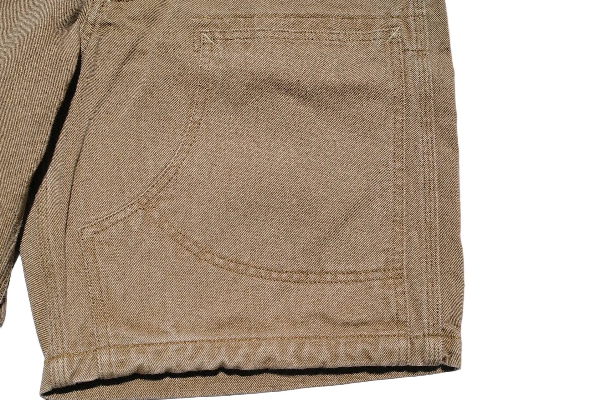 Freewheelers 10.5oz Denim “BAKERSFIELD” Cut-Length Trousers (Beige)