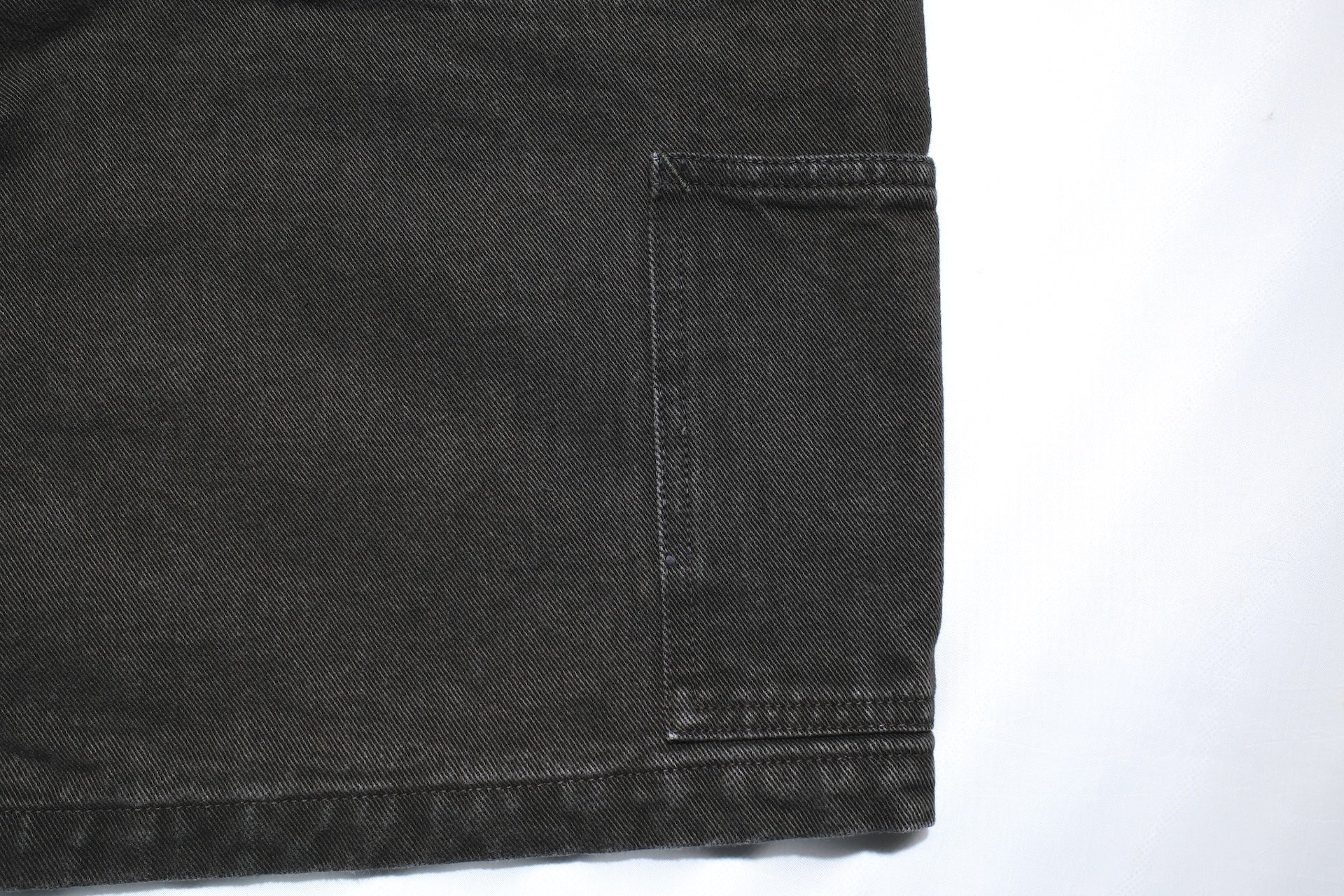 Freewheelers 10.5oz Denim “BAKERSFIELD” Cut-Length Trousers (Black)