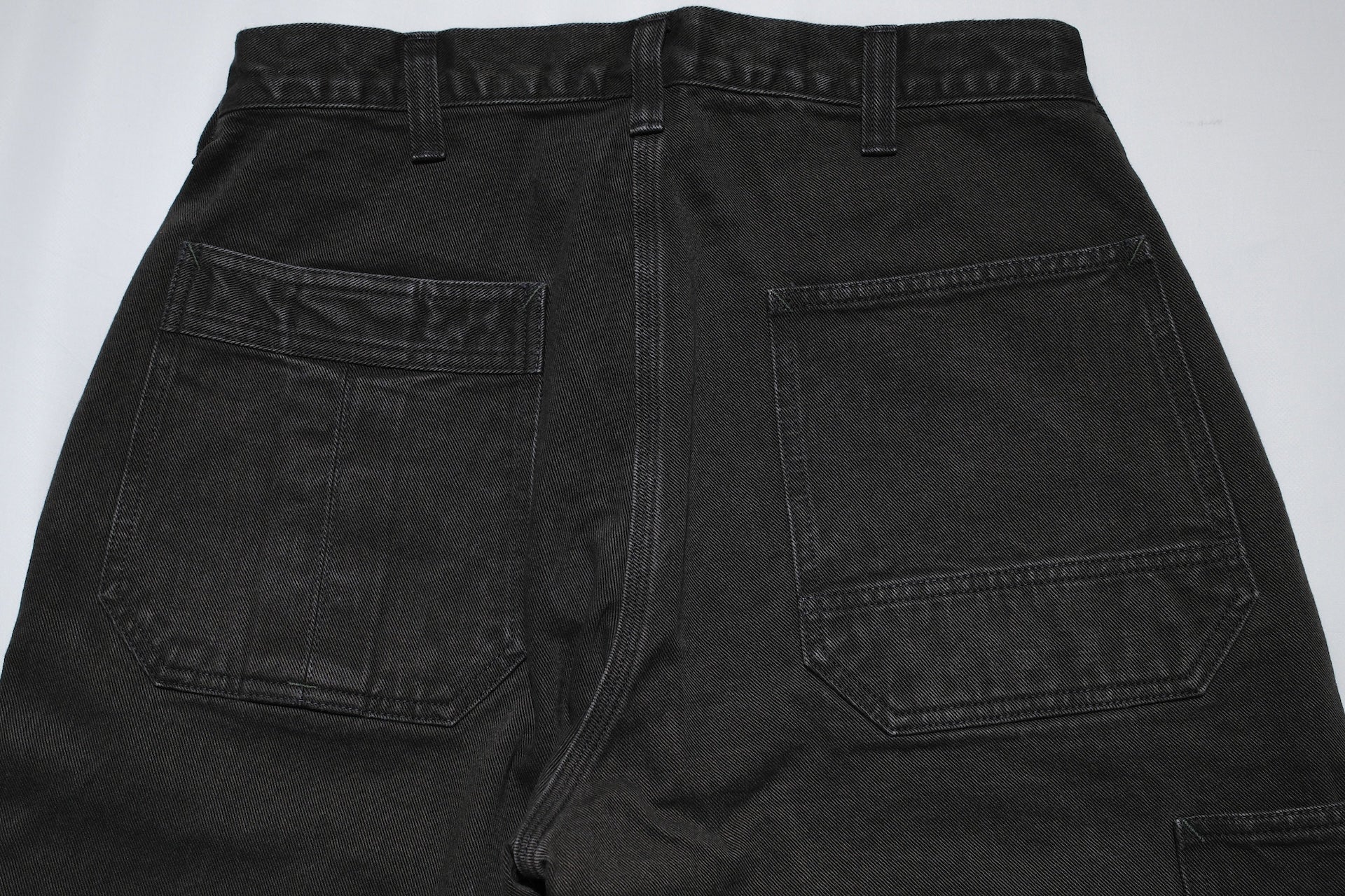 Freewheelers 10.5oz Denim “BAKERSFIELD” Cut-Length Trousers (Black)