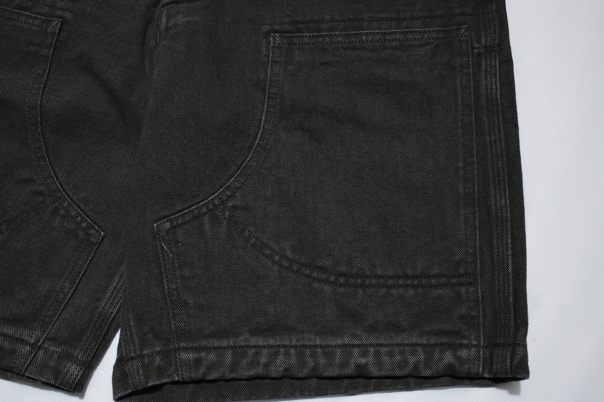 Freewheelers 10.5oz Denim “BAKERSFIELD” Cut-Length Trousers (Black)