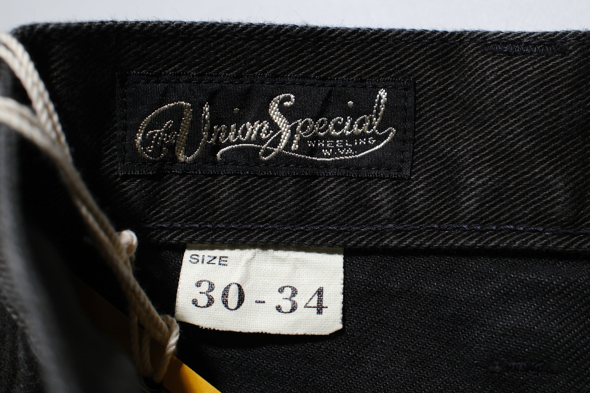 Freewheelers 10.5oz Denim “BAKERSFIELD” Cut-Length Trousers (Black)