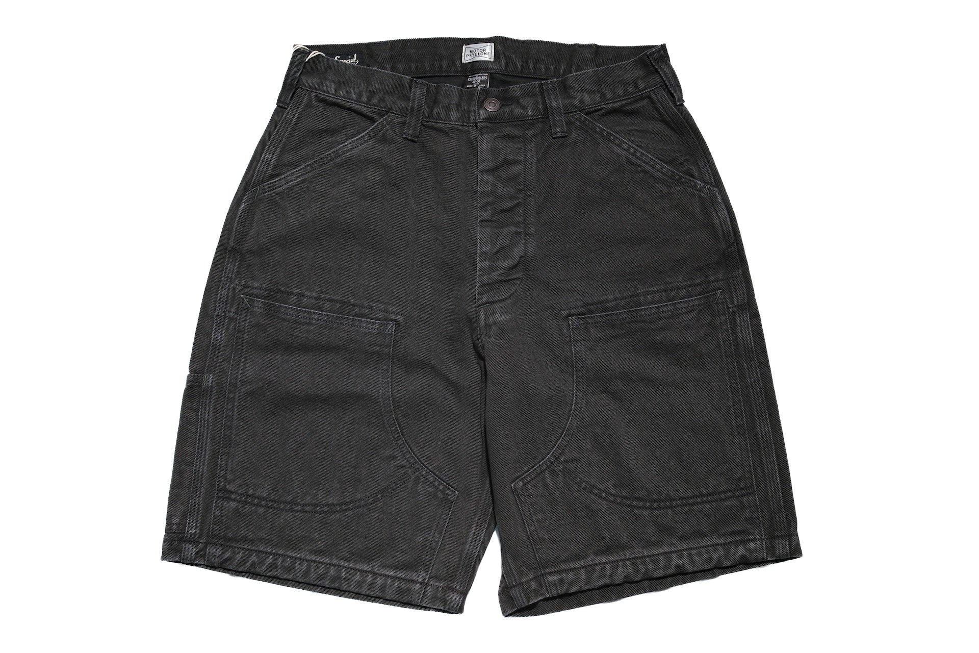 Freewheelers 10.5oz Denim “BAKERSFIELD” Cut-Length Trousers (Black)