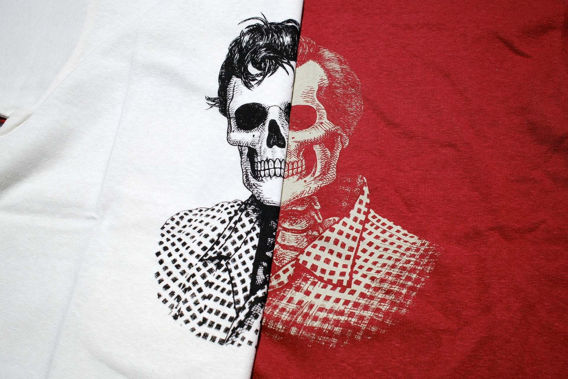 Freewheelers 6oz “BEAT GOES ON” Graphic Tee (Off White)