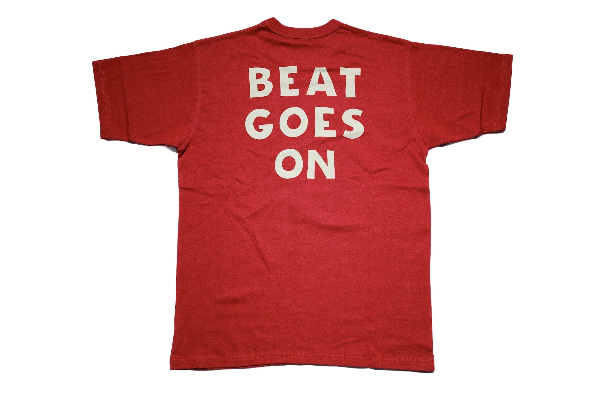 Freewheelers 6oz “BEAT GOES ON” Graphic Tee (Lobster)
