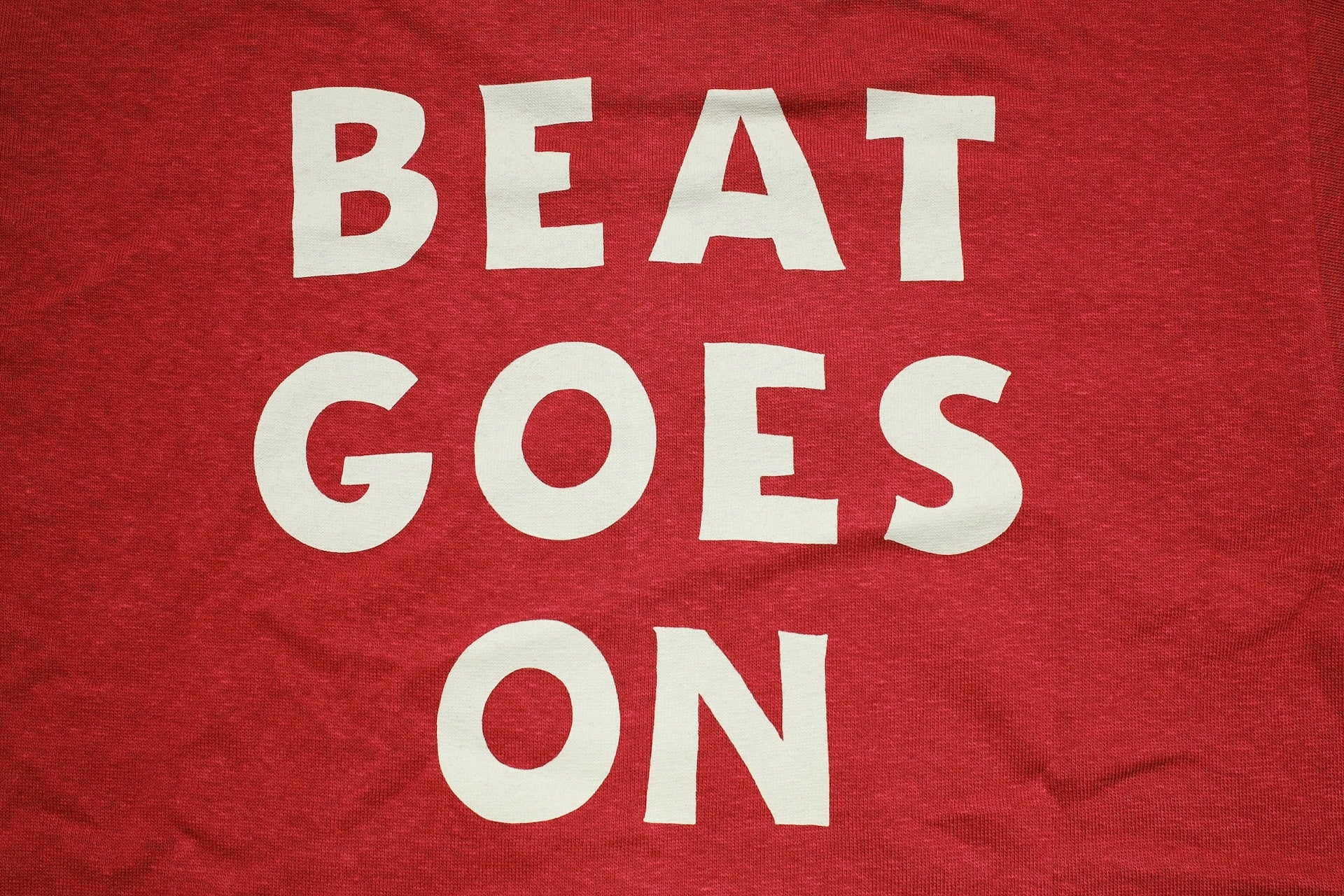 Freewheelers 6oz “BEAT GOES ON” Graphic Tee (Lobster)