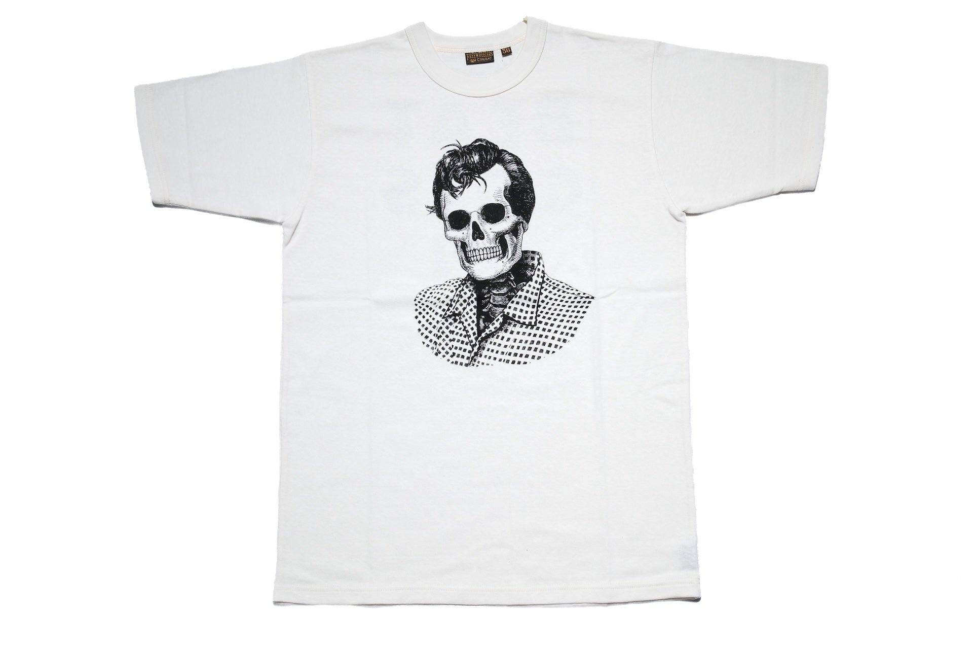 Freewheelers 6oz “BEAT GOES ON” Graphic Tee (Off White)
