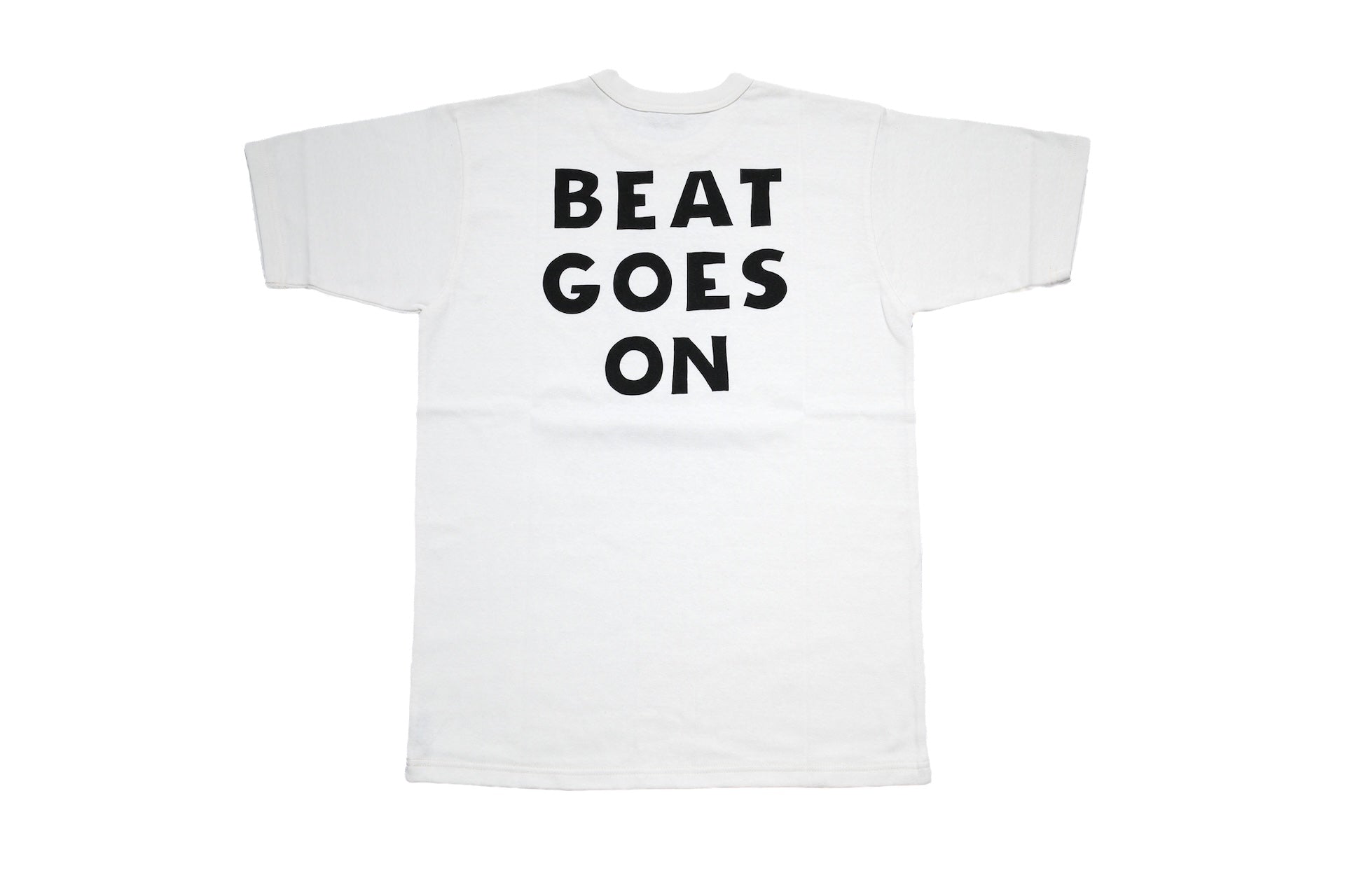 Freewheelers 6oz “BEAT GOES ON” Graphic Tee (Off White)