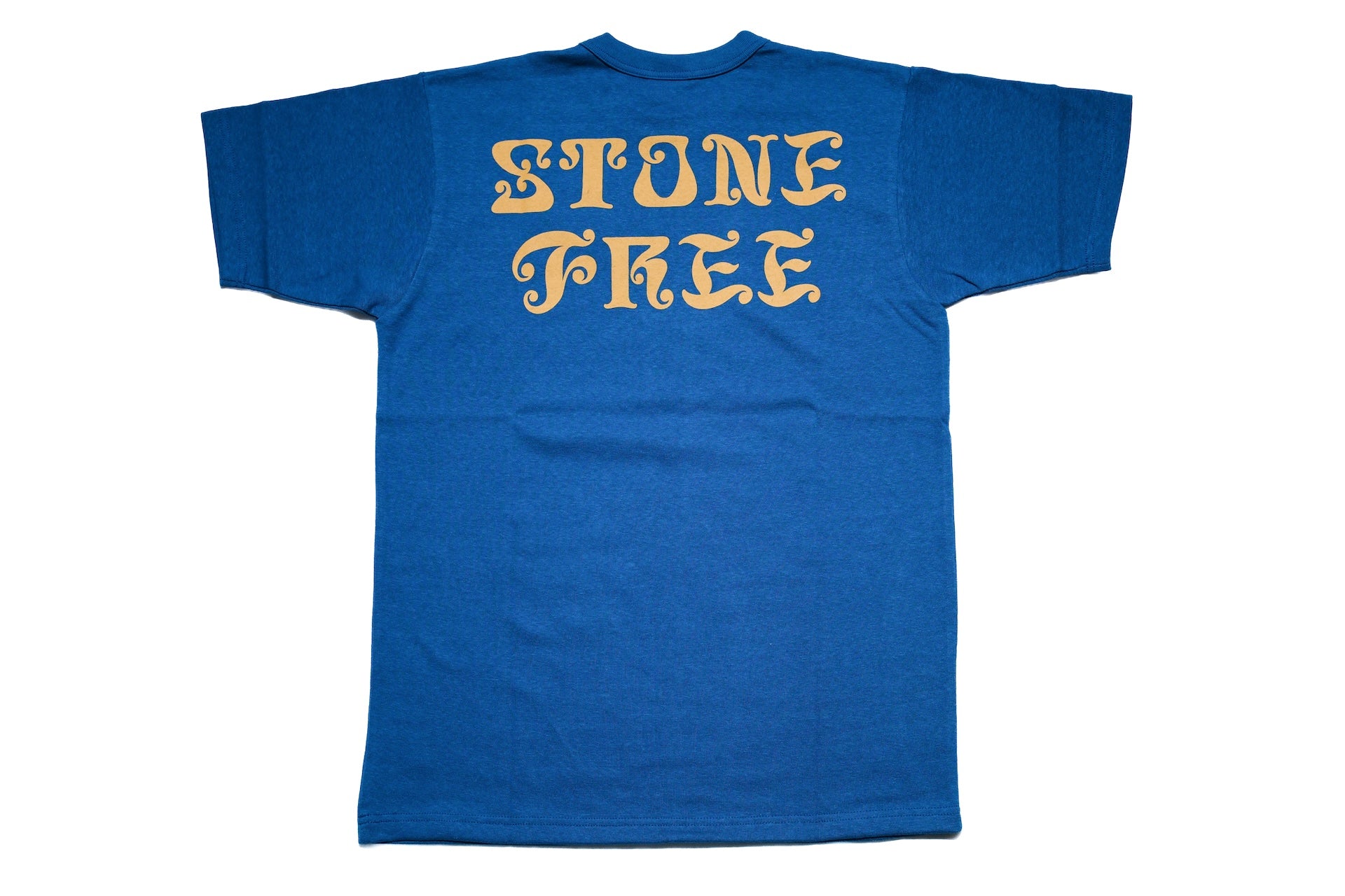 Freewheelers 6oz “STONE FREE” Graphic Tee (River Blue)