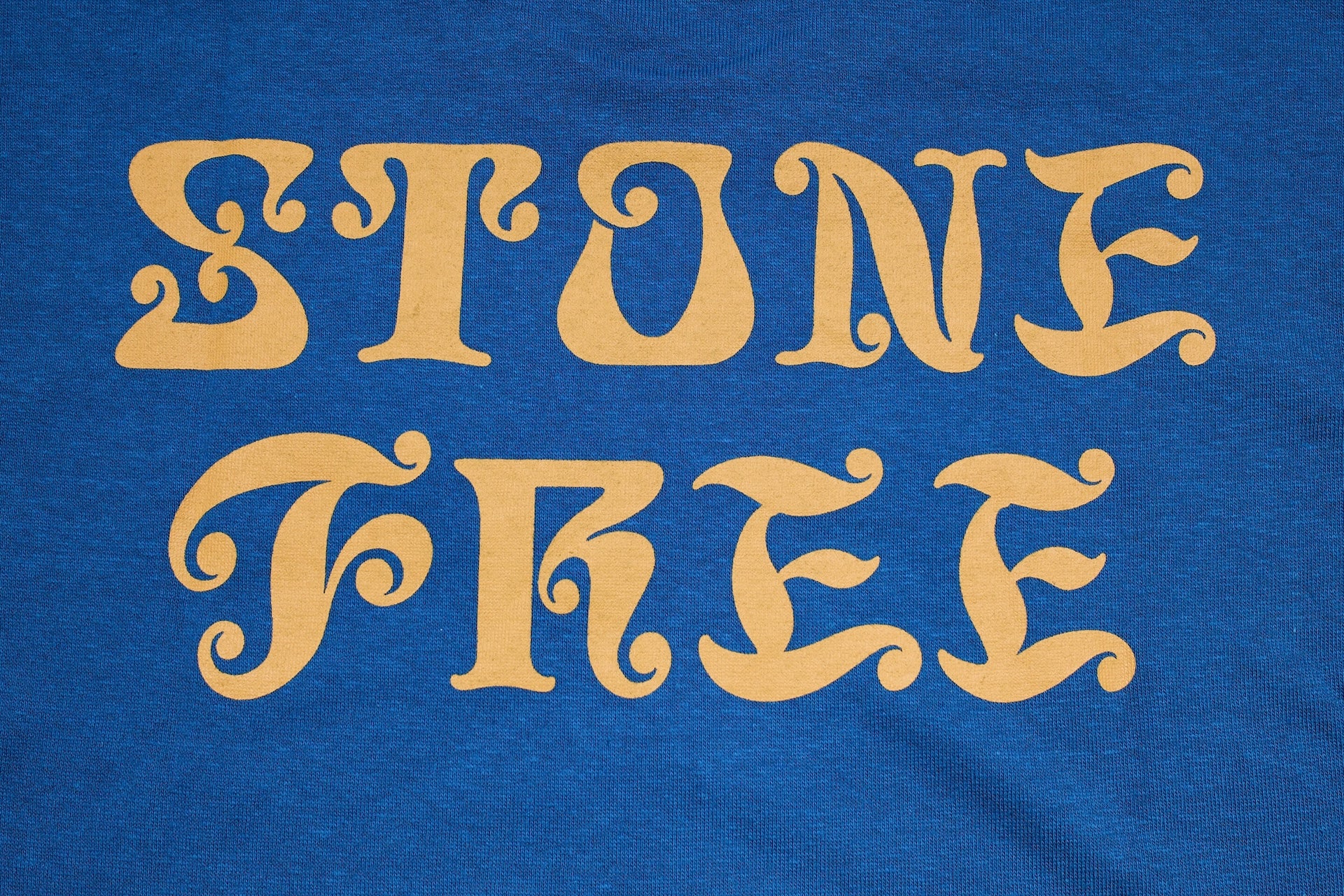 Freewheelers 6oz “STONE FREE” Graphic Tee (River Blue)
