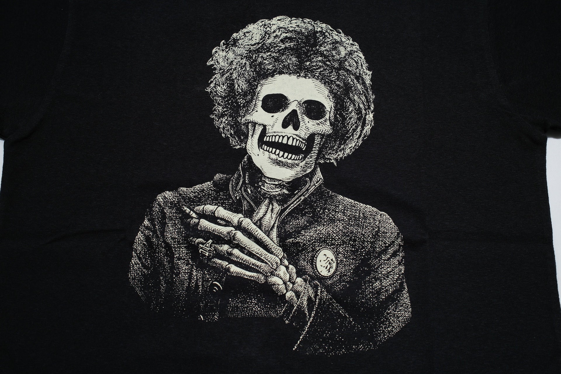 Freewheelers 6oz “STONE FREE” Graphic Tee (Shady Black)