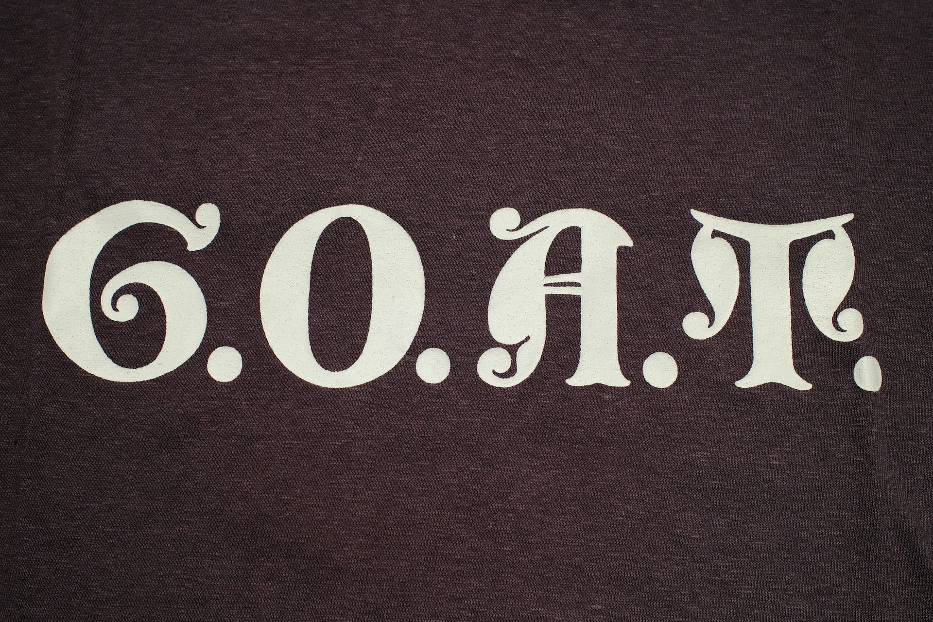 Freewheelers 6oz “G.O.A.T” Graphic Tee (Jet Black)