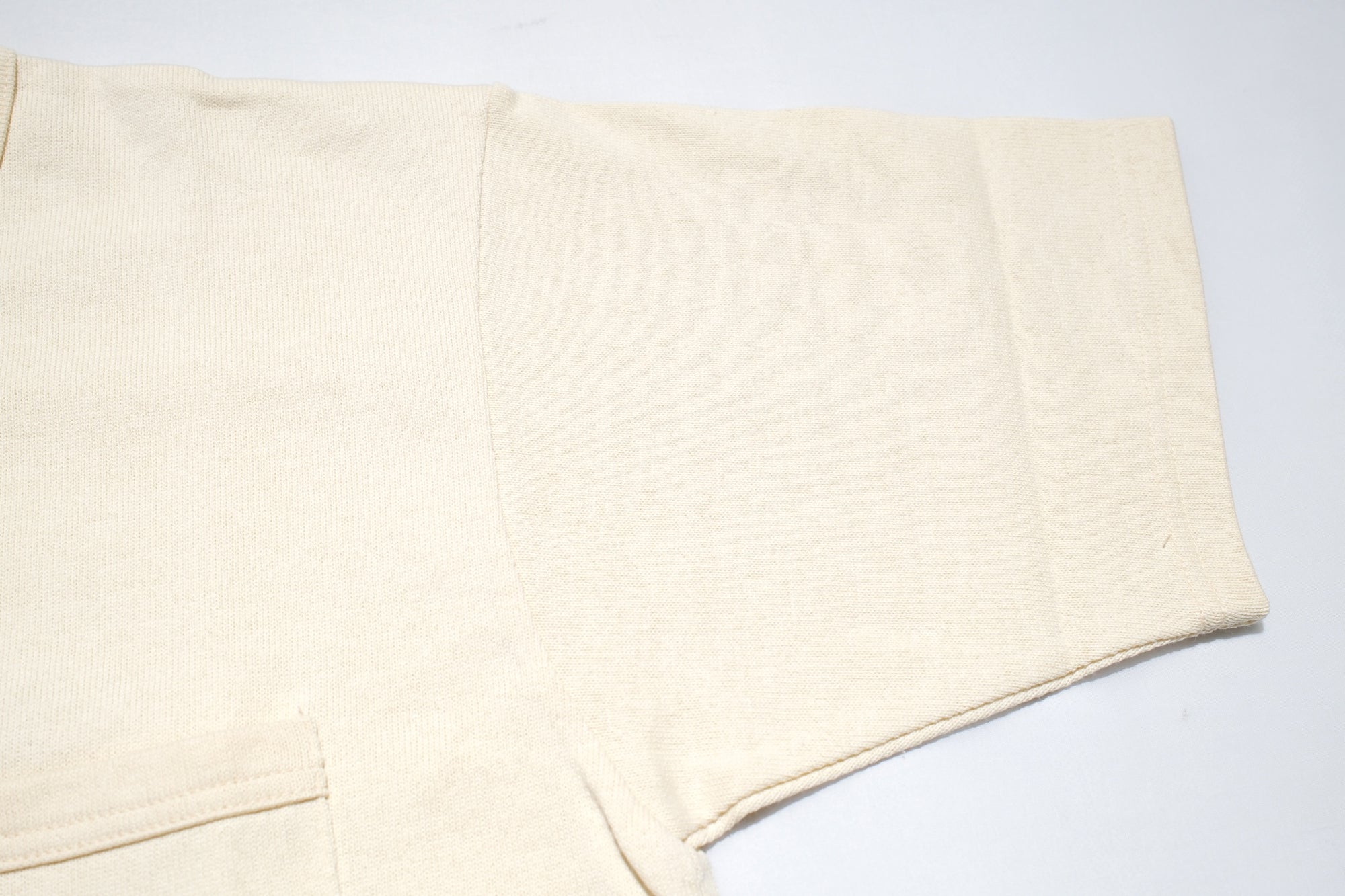 Freewheelers Heavyweight Short-Sleeved Pocket T-Shirt (Straw Cream)