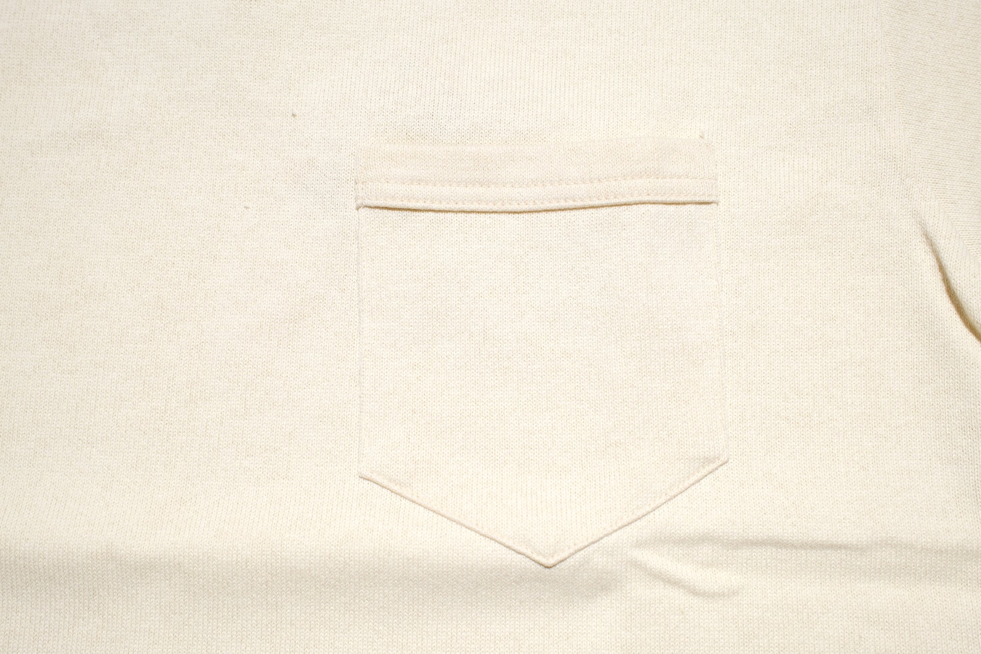 Freewheelers Heavyweight Short-Sleeved Pocket T-Shirt (Straw Cream)