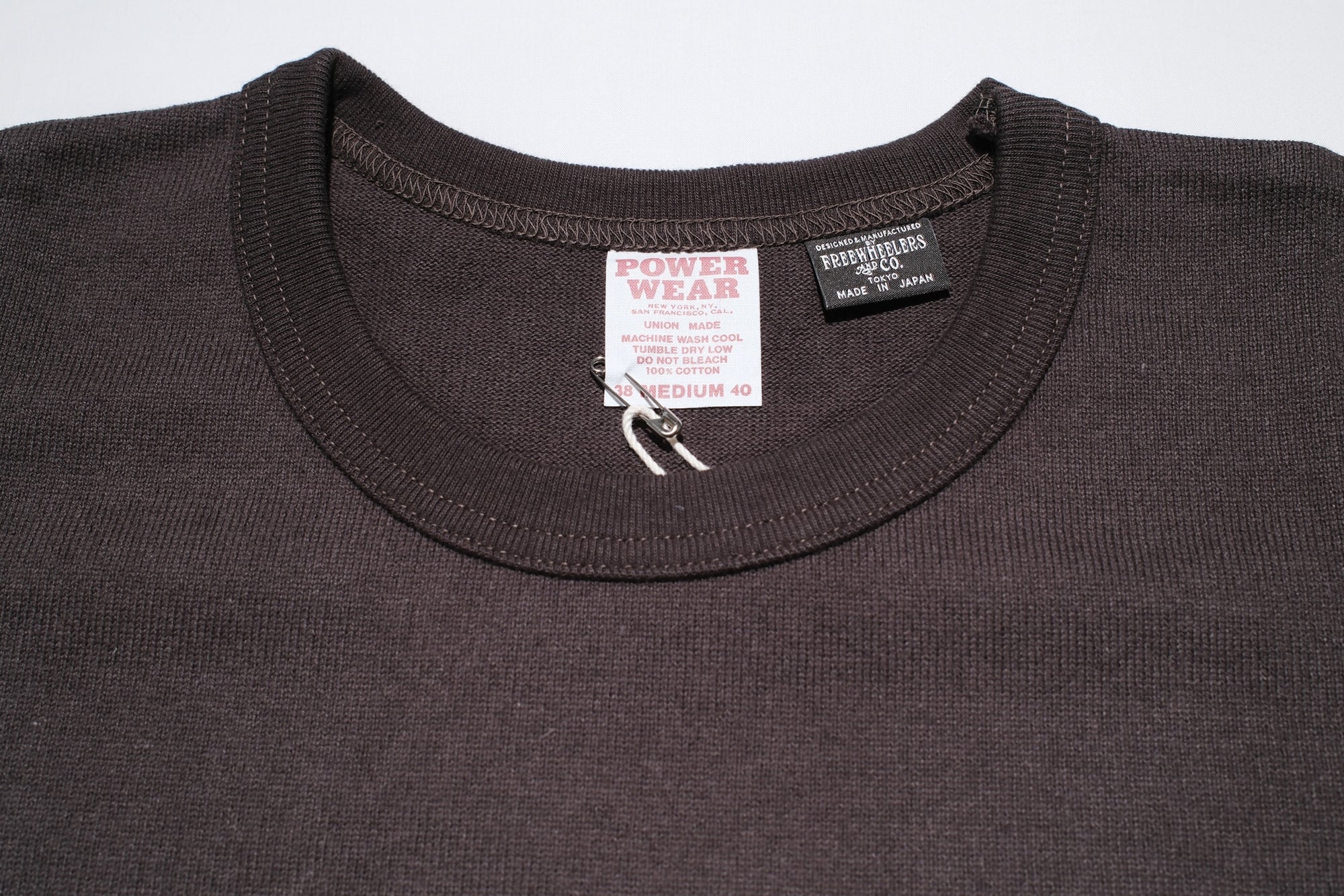Freewheelers Heavyweight Short-Sleeved Pocket T-Shirt (Jet Black)